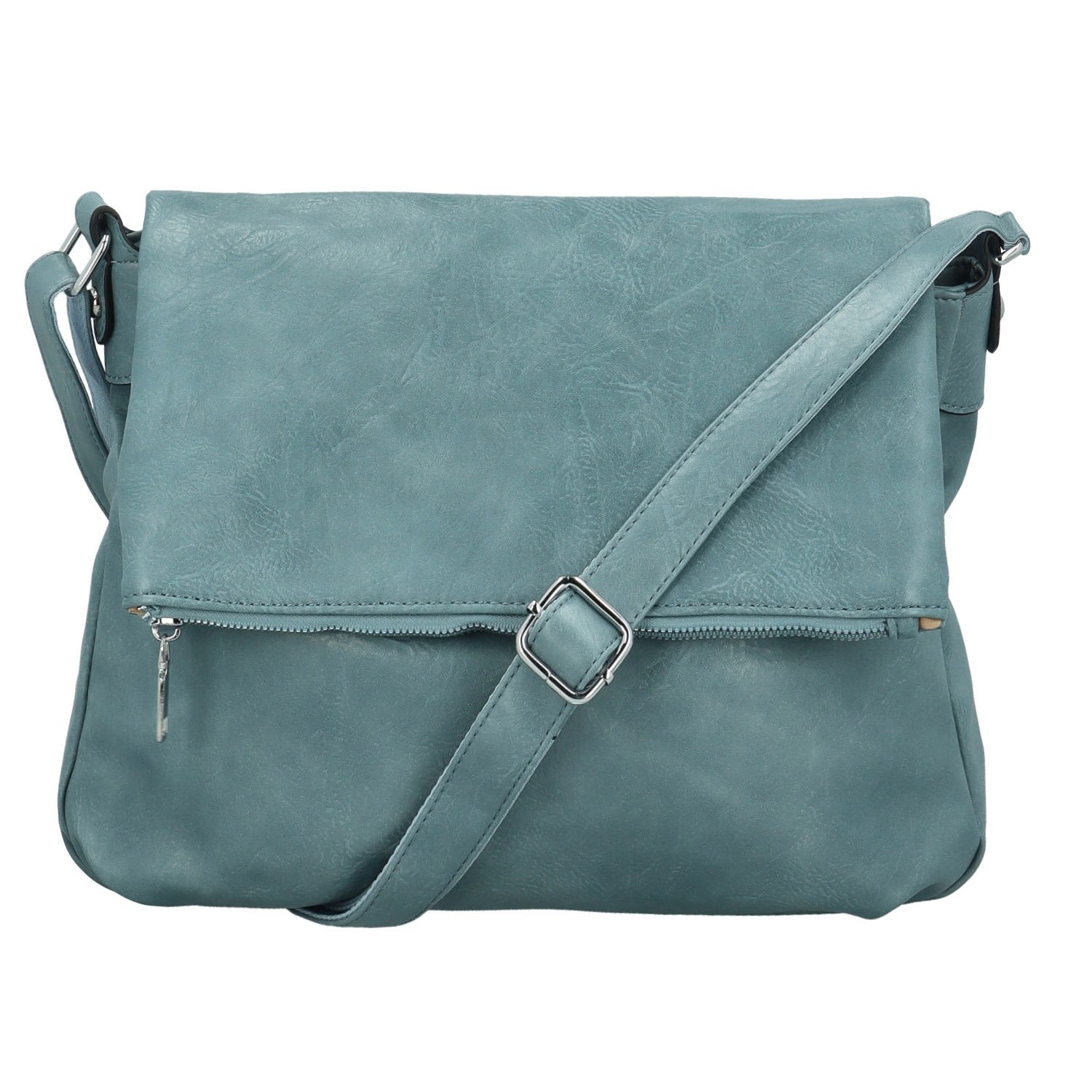 MaxFly Trendovska ženska torbica od umjetne kože preko tijela Rosalina, svijetloplava