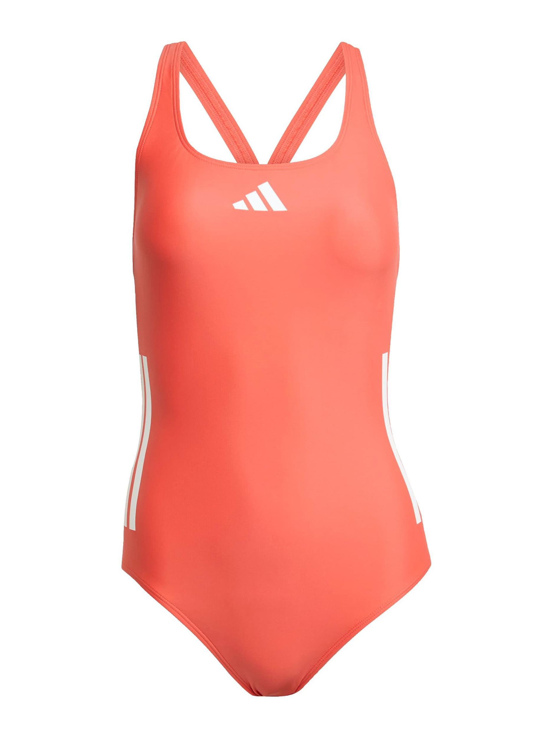 ADIDAS PERFORMANCE Sportski kupaći kostim losos / bijela