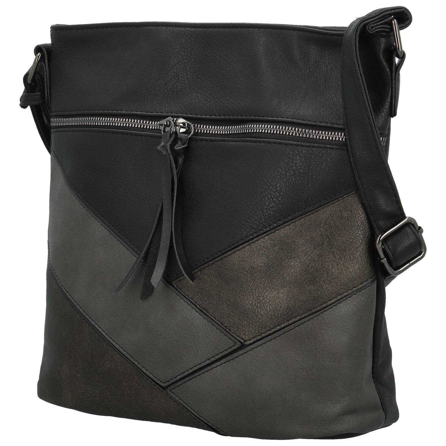 Amalia Trendovska ženska torbica od umjetne kože preko tijela Nicoll, crna