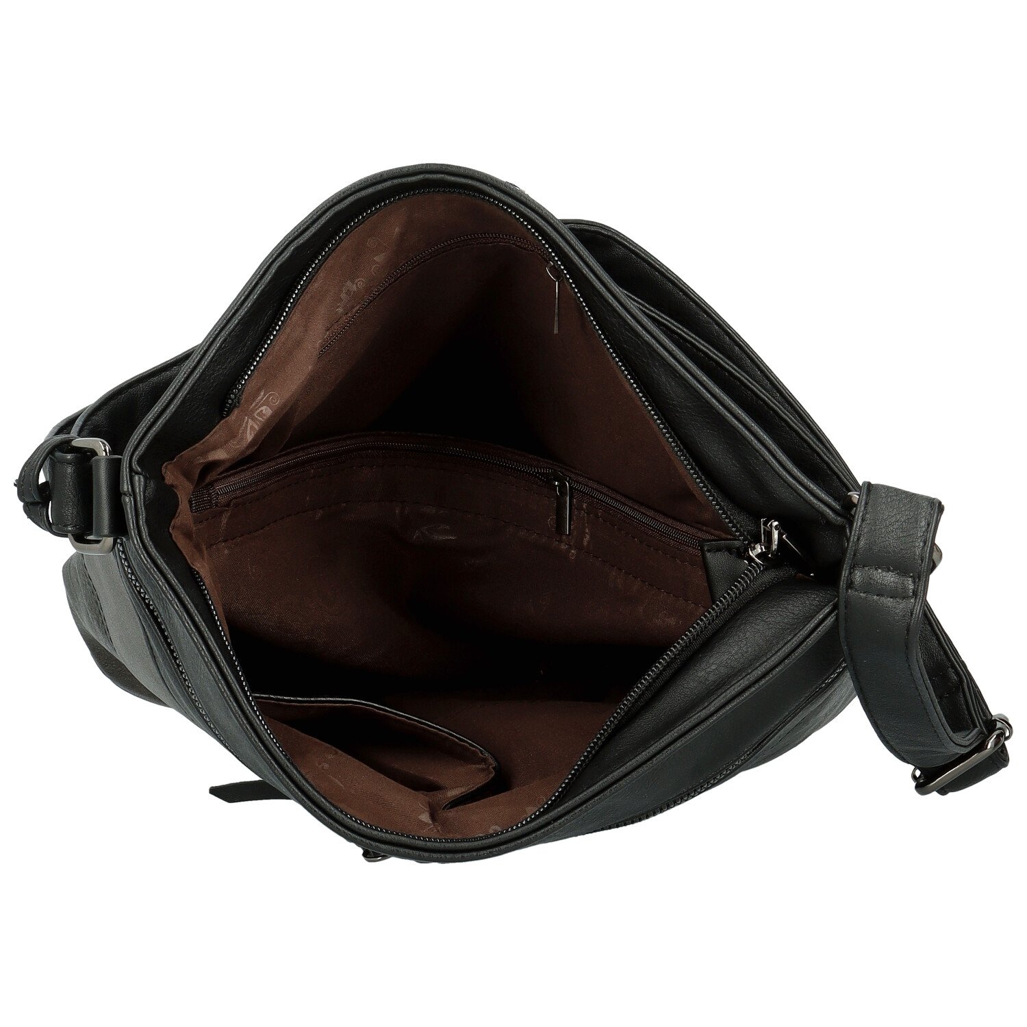 Amalia Trendovska ženska torbica od umjetne kože preko tijela Nicoll, crna