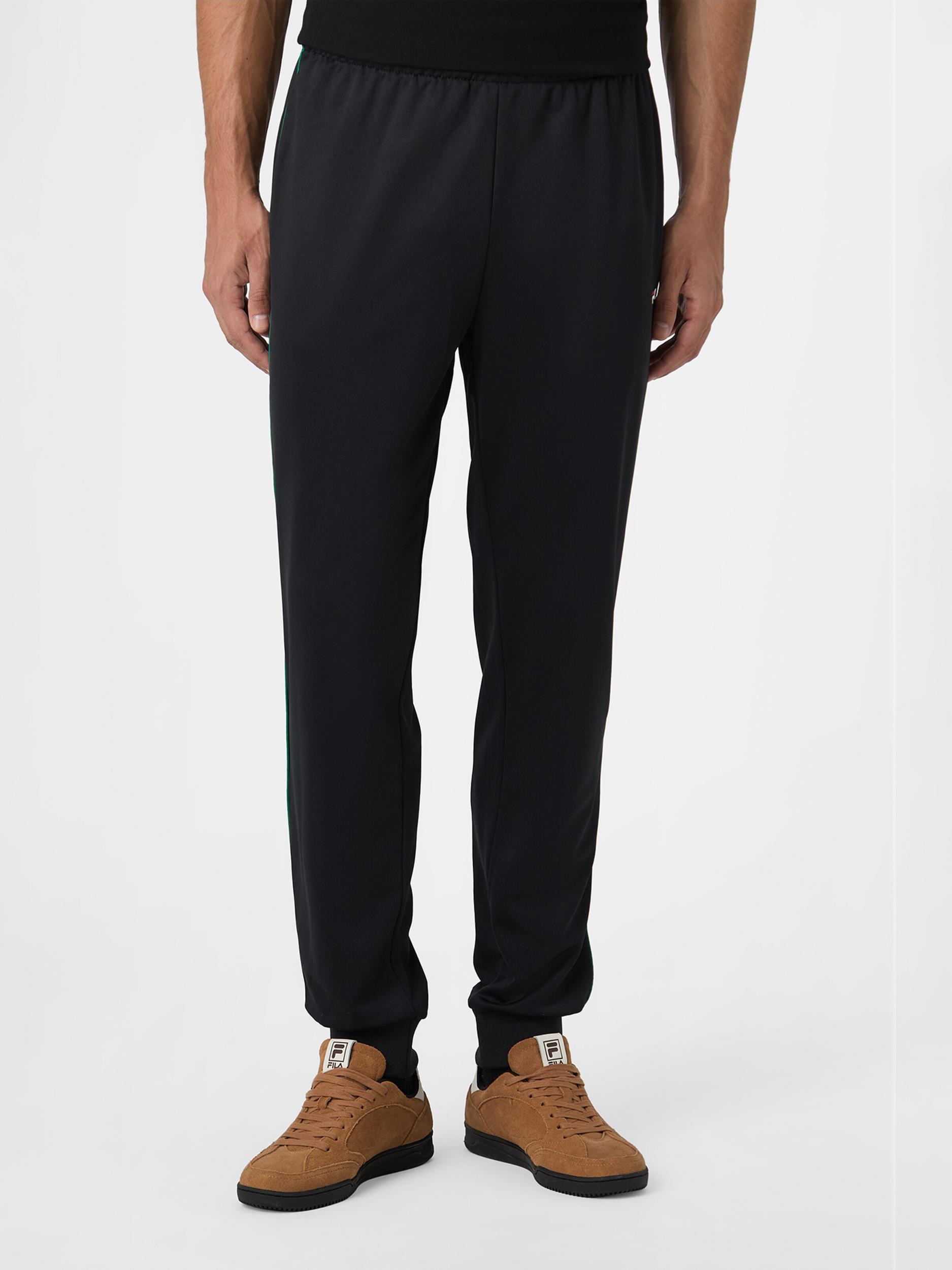 FILA Hlače 'SAGANO' tamno zelena / crna