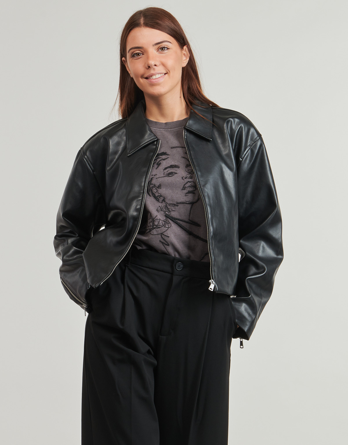 Only Kožne i sintetičke jakne ONLNICKI FAUX LEATHER Only