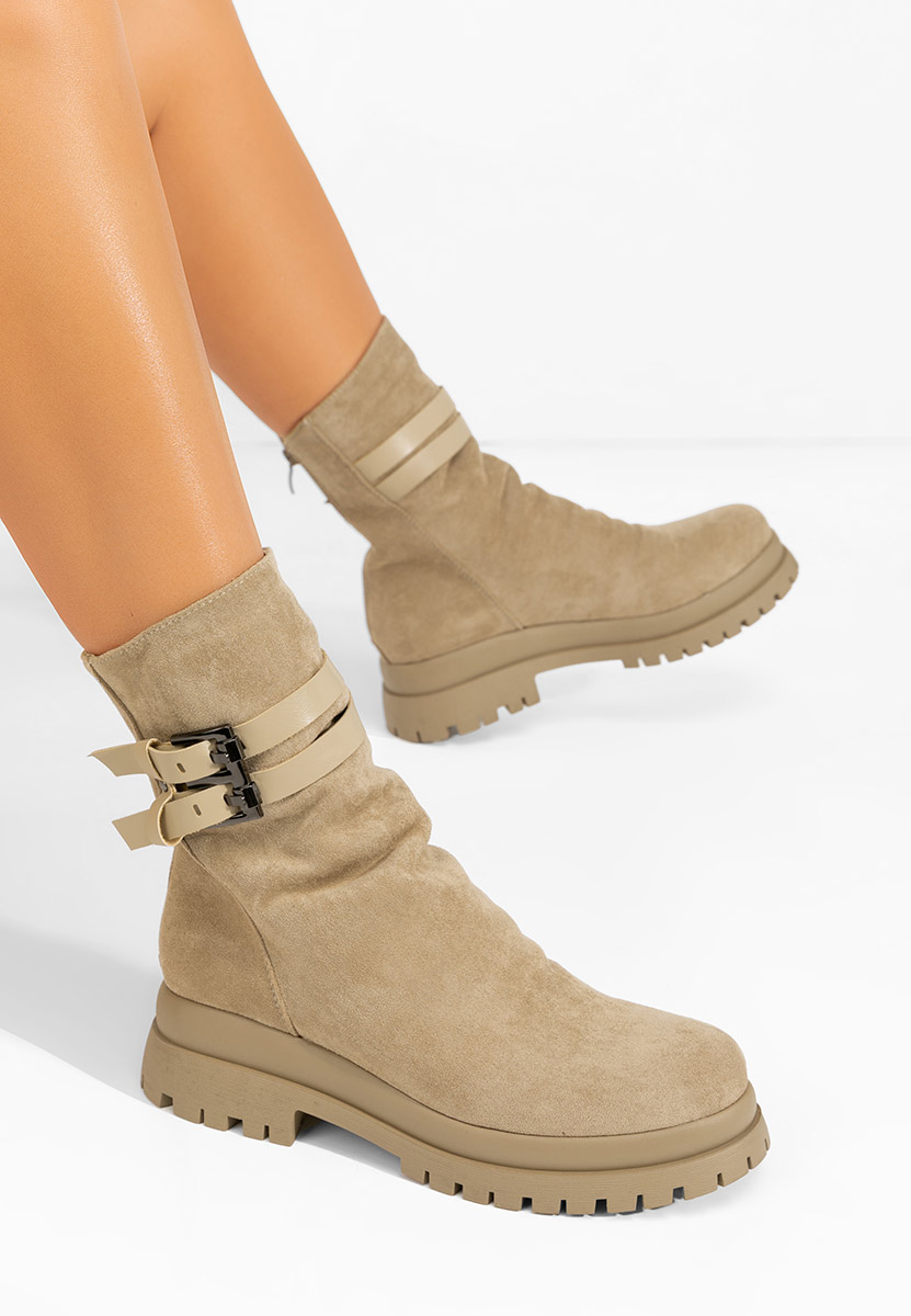 Zapatos Ženske čizme Semika kaki