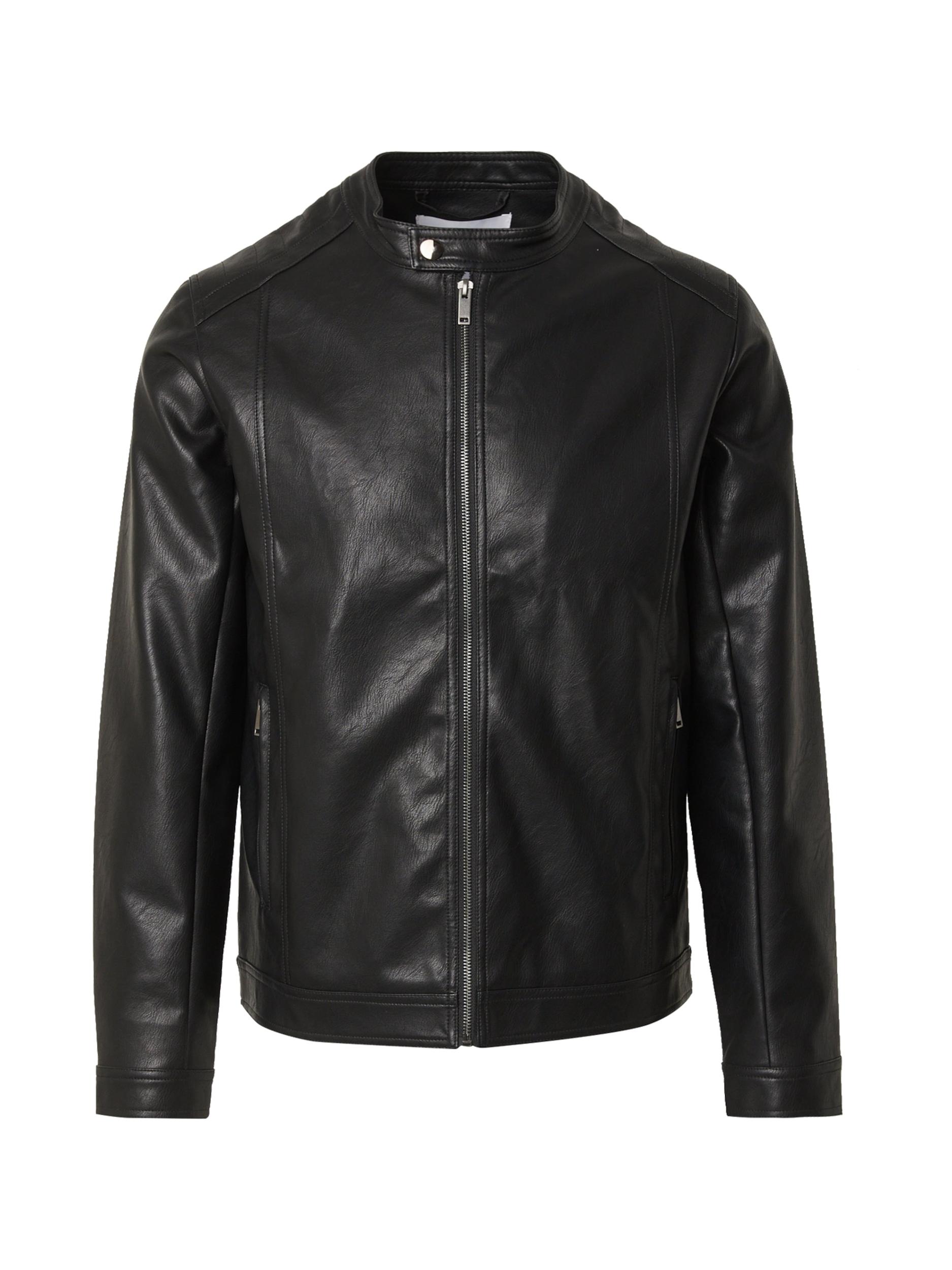 DAN FOX APPAREL Prijelazna jakna 'Lewis' crna