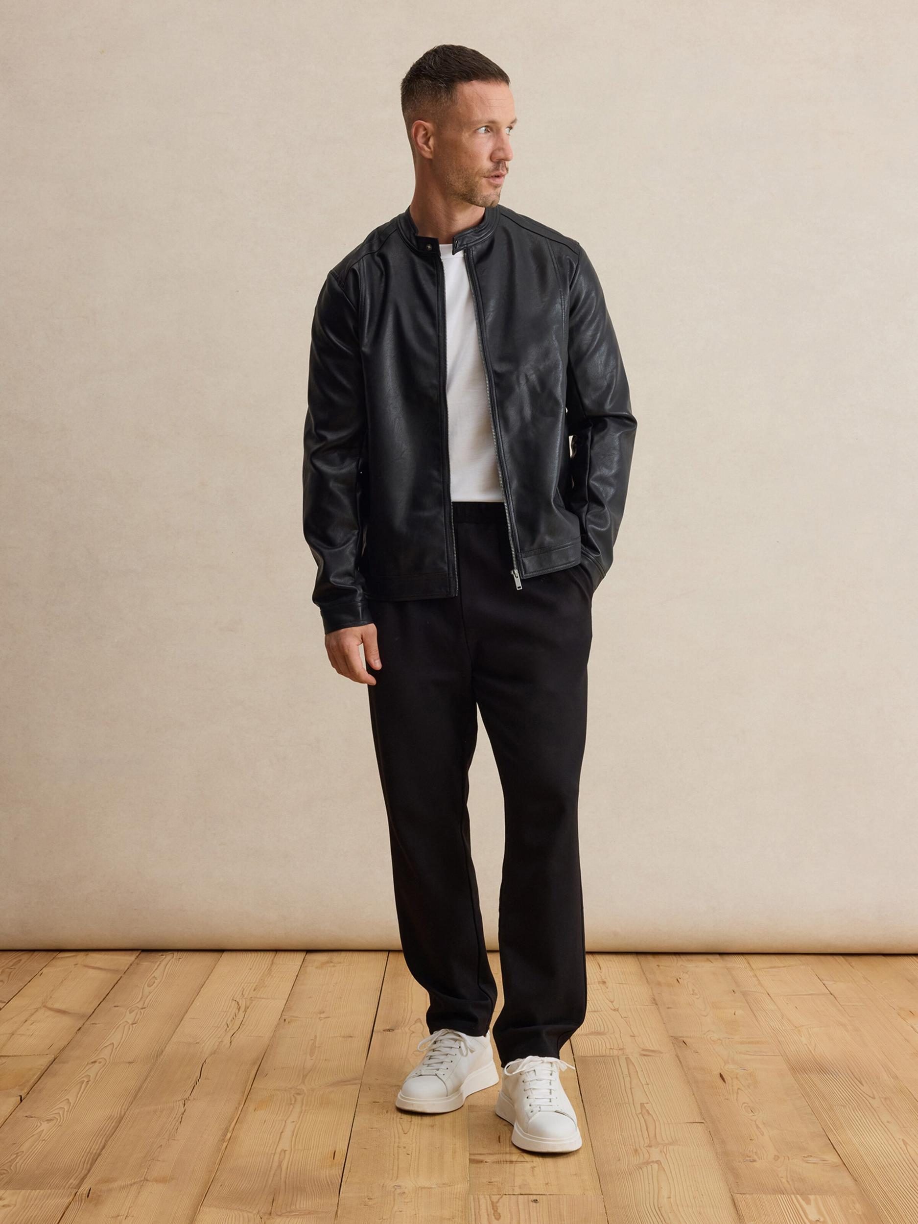 DAN FOX APPAREL Prijelazna jakna 'Lewis' crna