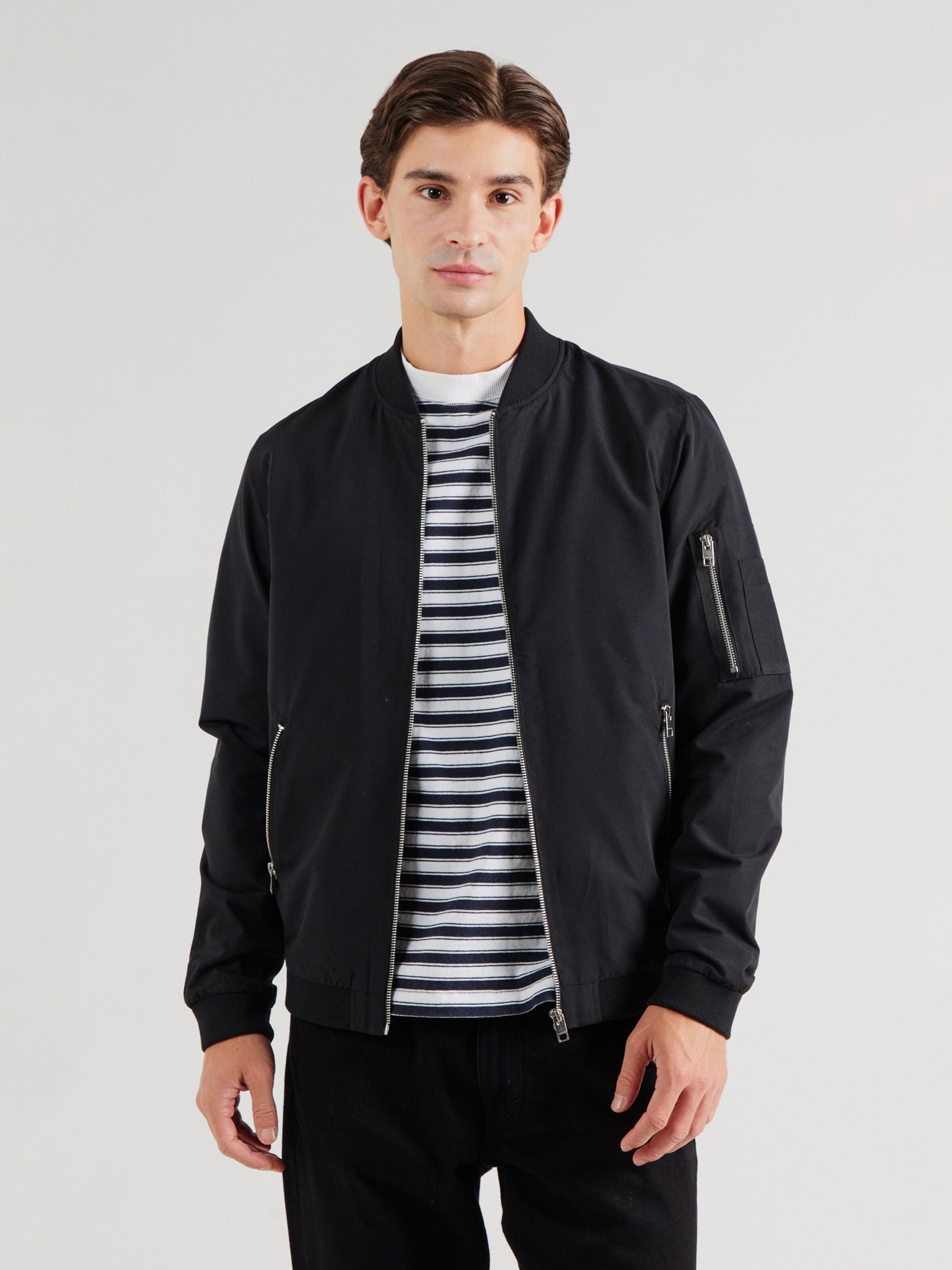 JACK & JONES Prijelazna jakna 'JJERush' crna