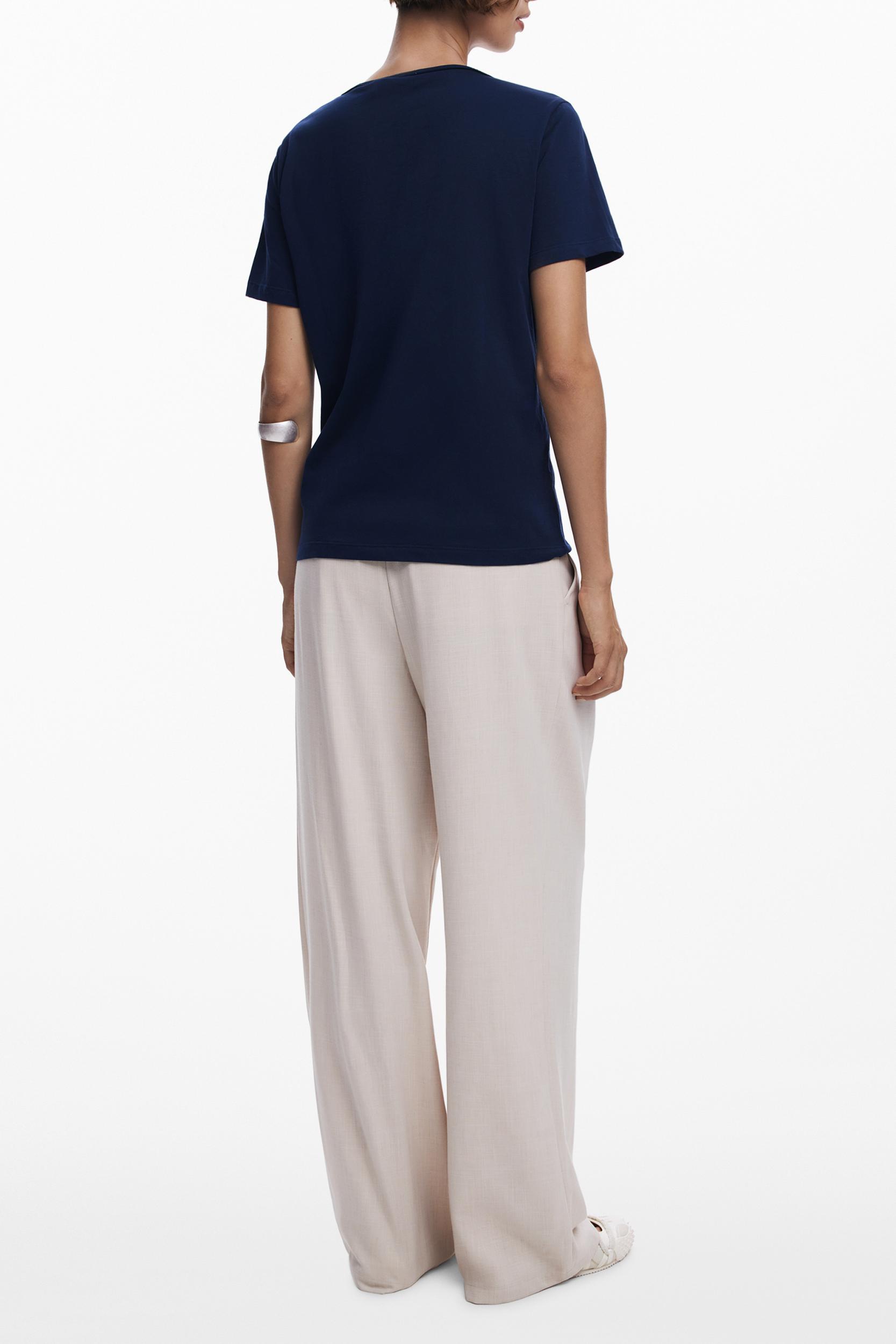 DESIGUAL Ženska majica kratkih rukava s cvjetnim uzorkom