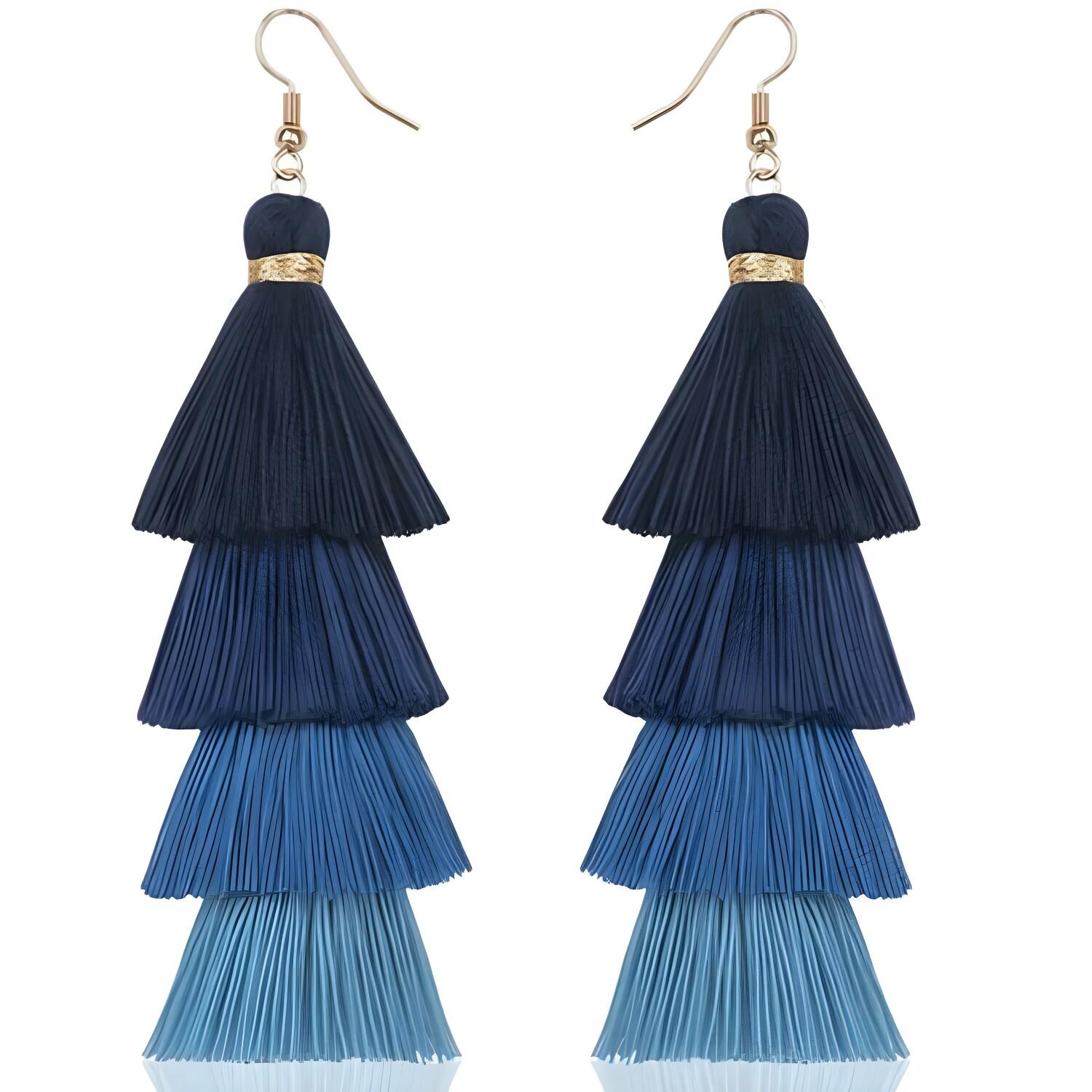 IZMAEL Minđuše QU-32603 - Plava