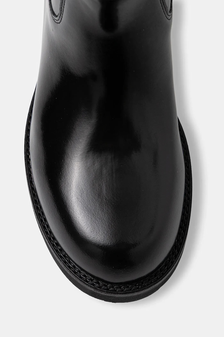 Kožne čizme BOSS Eleri