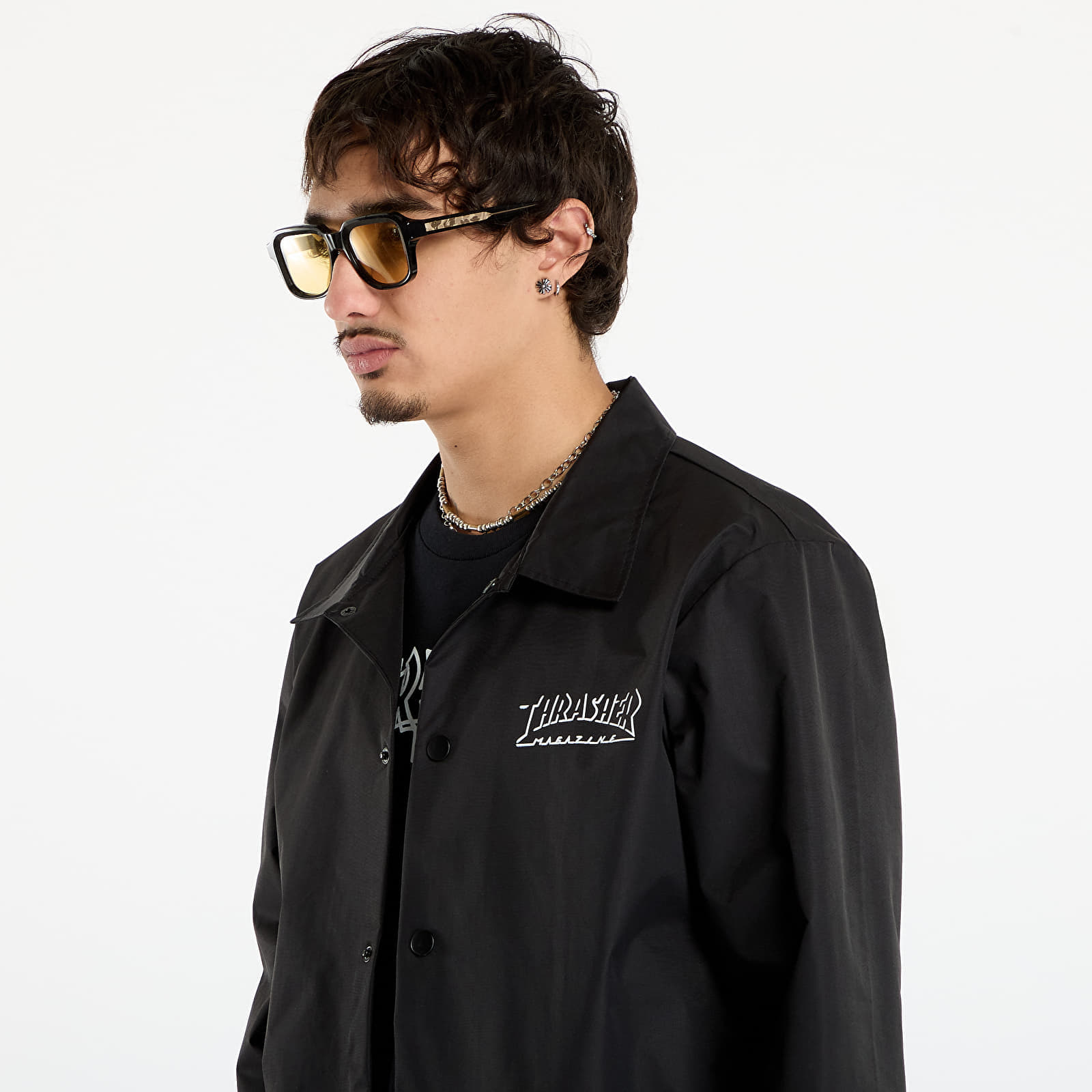 Jakna Thrasher Shadow Mag Logo Coach's Jacket Black/Black