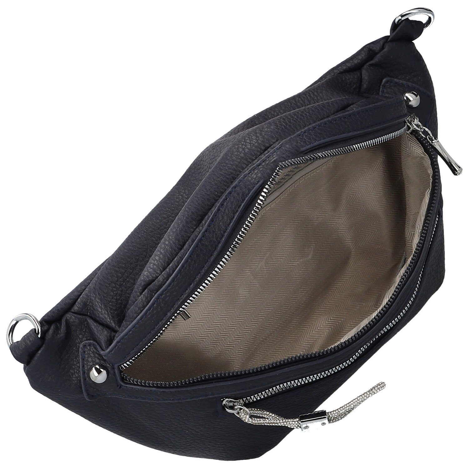 Firenze Trendi ženska torbica za struk od umjetne kože Pentti, tamnoplava