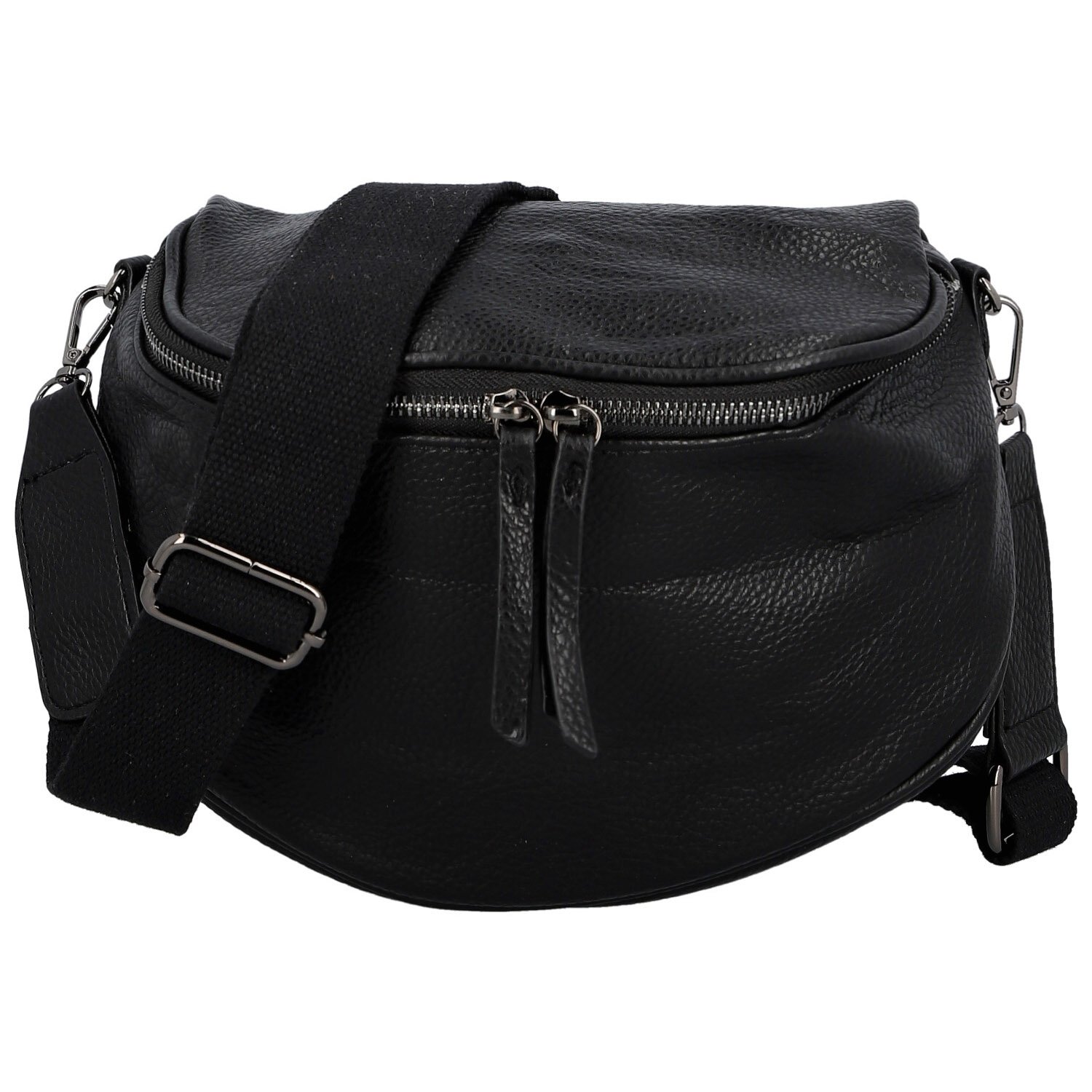 JGL Elegantna ženska torbica za struk od umjetne kože Ergitta Newa, crna