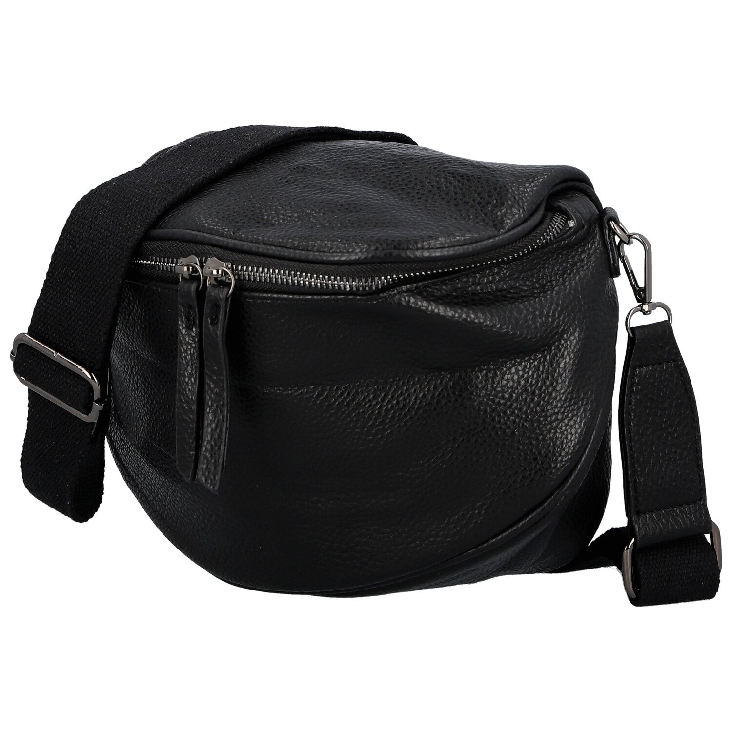 JGL Elegantna ženska torbica za struk od umjetne kože Ergitta Newa, crna