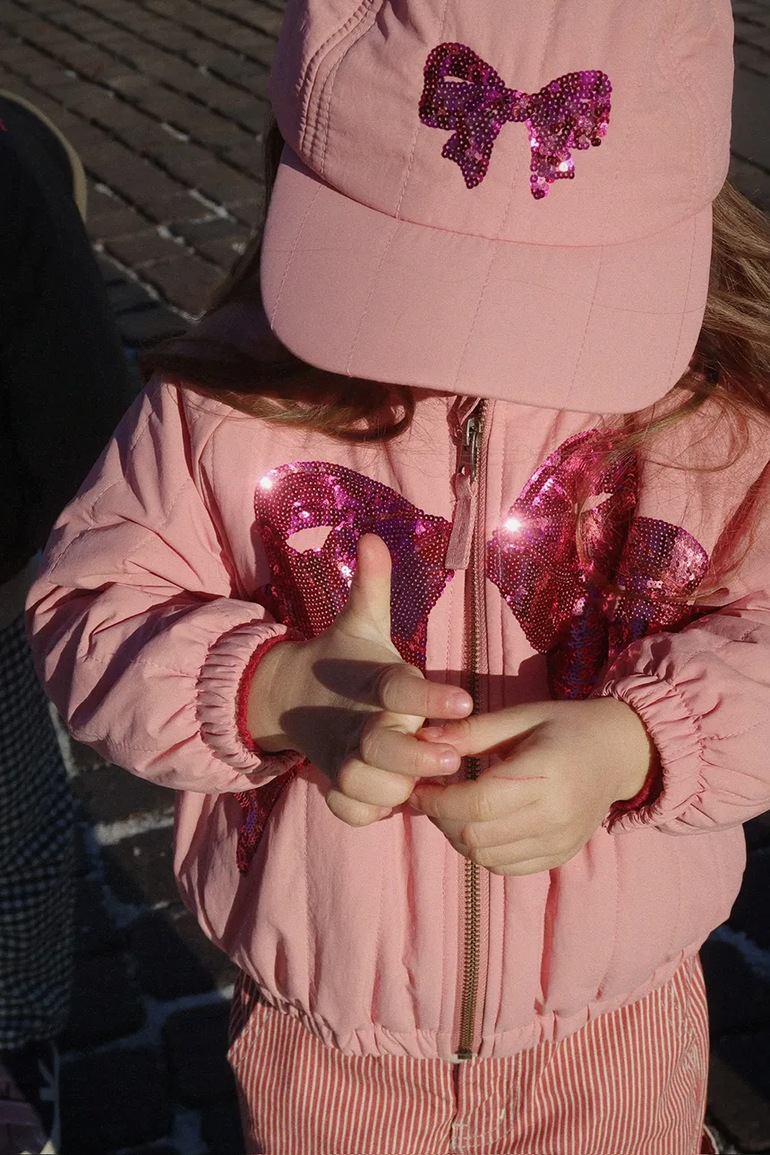 Dječja kapa sa šiltom Konges Sløjd JUNO SEQUIN CAP