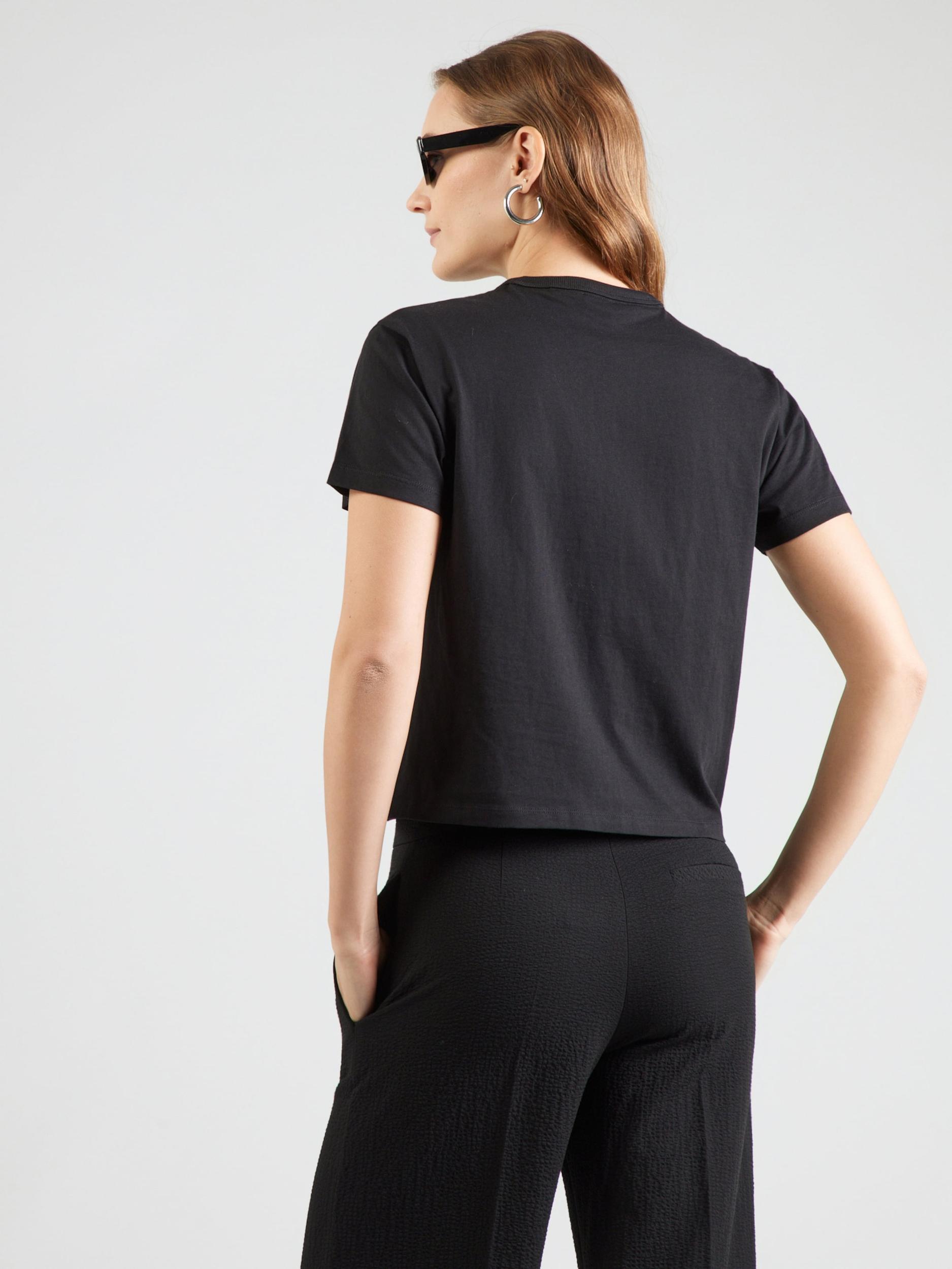 HUGO Majica 'Destrel_4' žuta / lavanda / crna / bijela