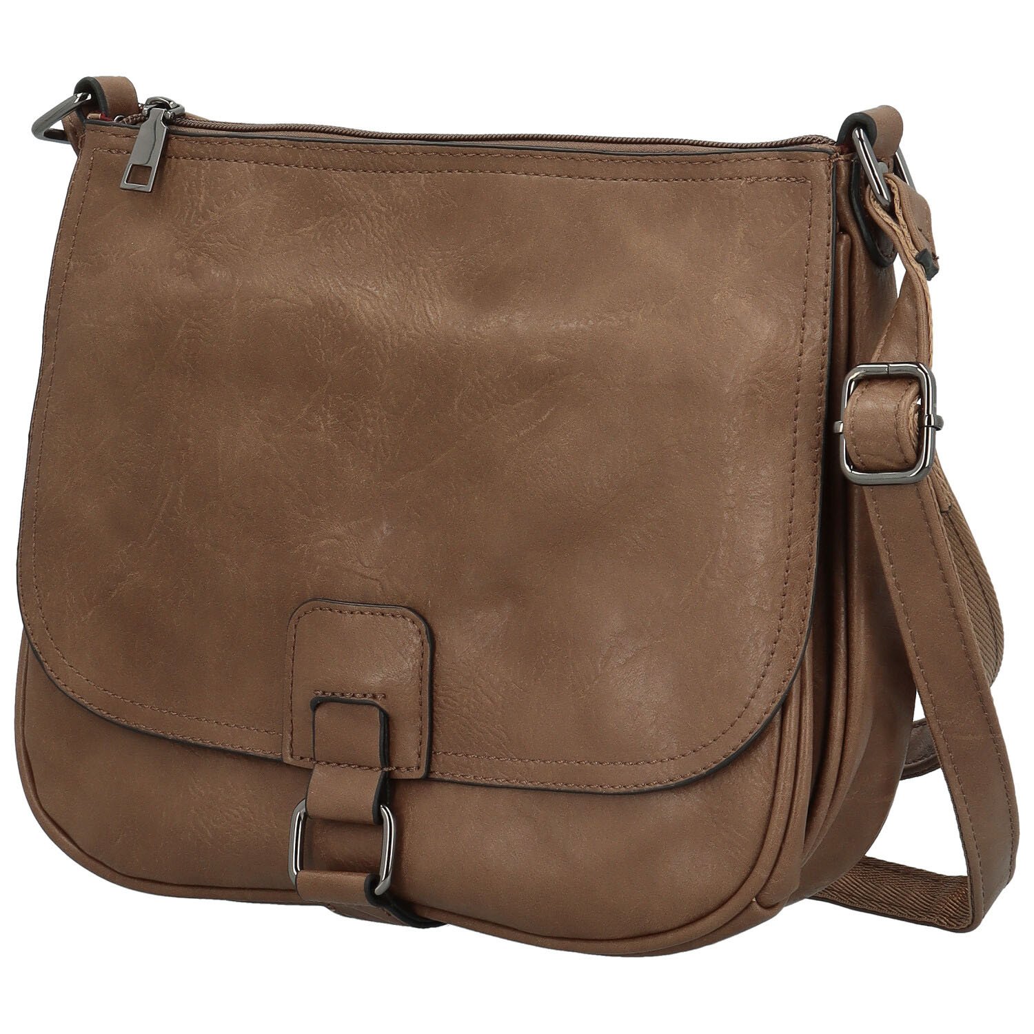 Urban Style Trendovska ženska torbica od umjetne kože preko tijela Gertha, kaki