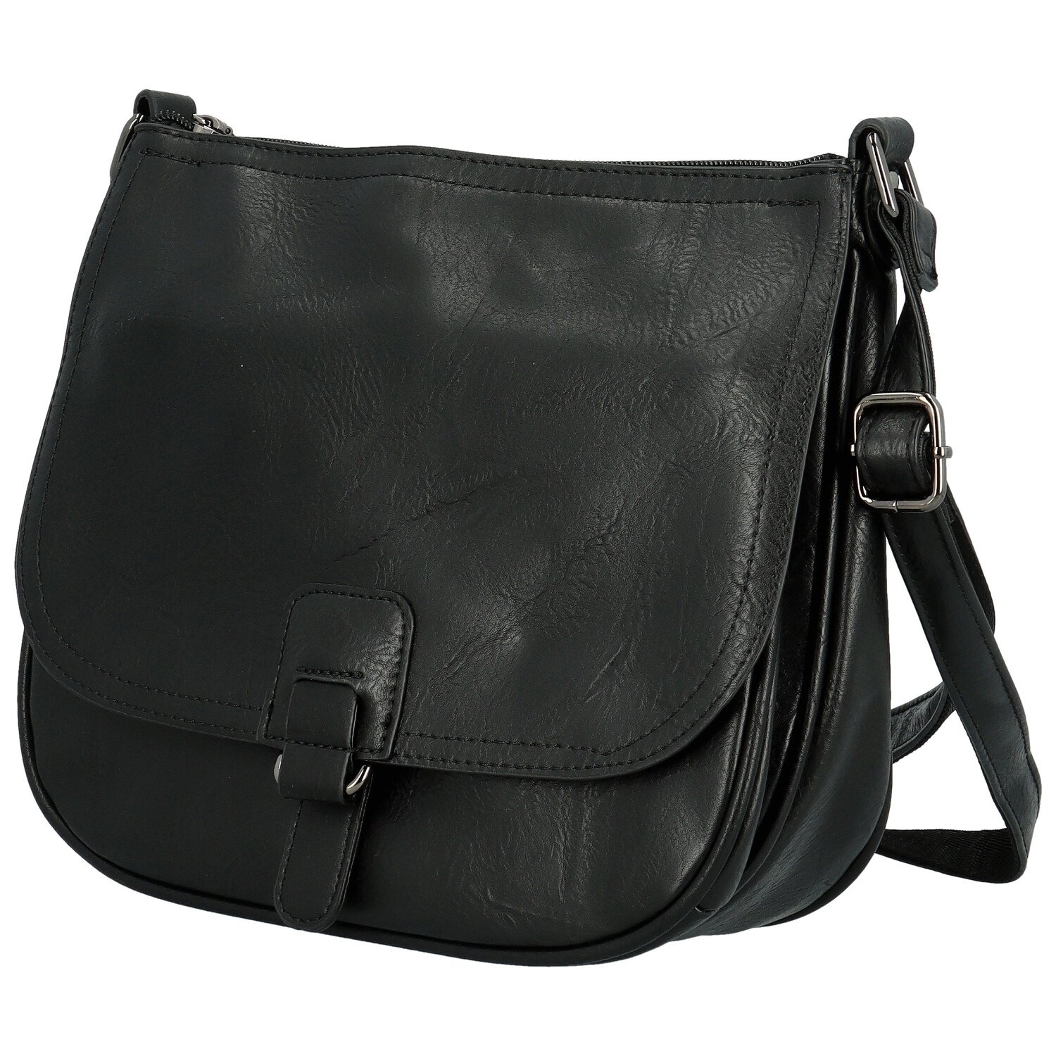 Urban Style Trendovska ženska torbica od umjetne kože preko tijela Gertha, crna