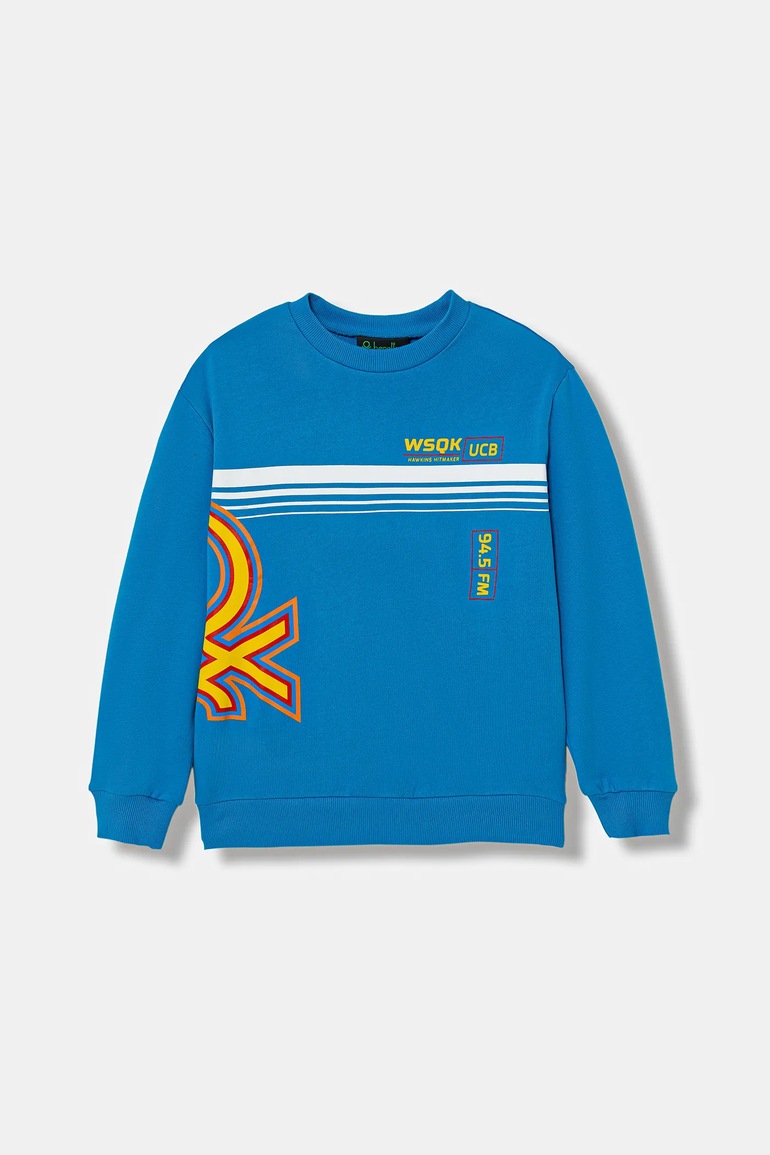 Dječja pamučna dukserica United Colors of Benetton