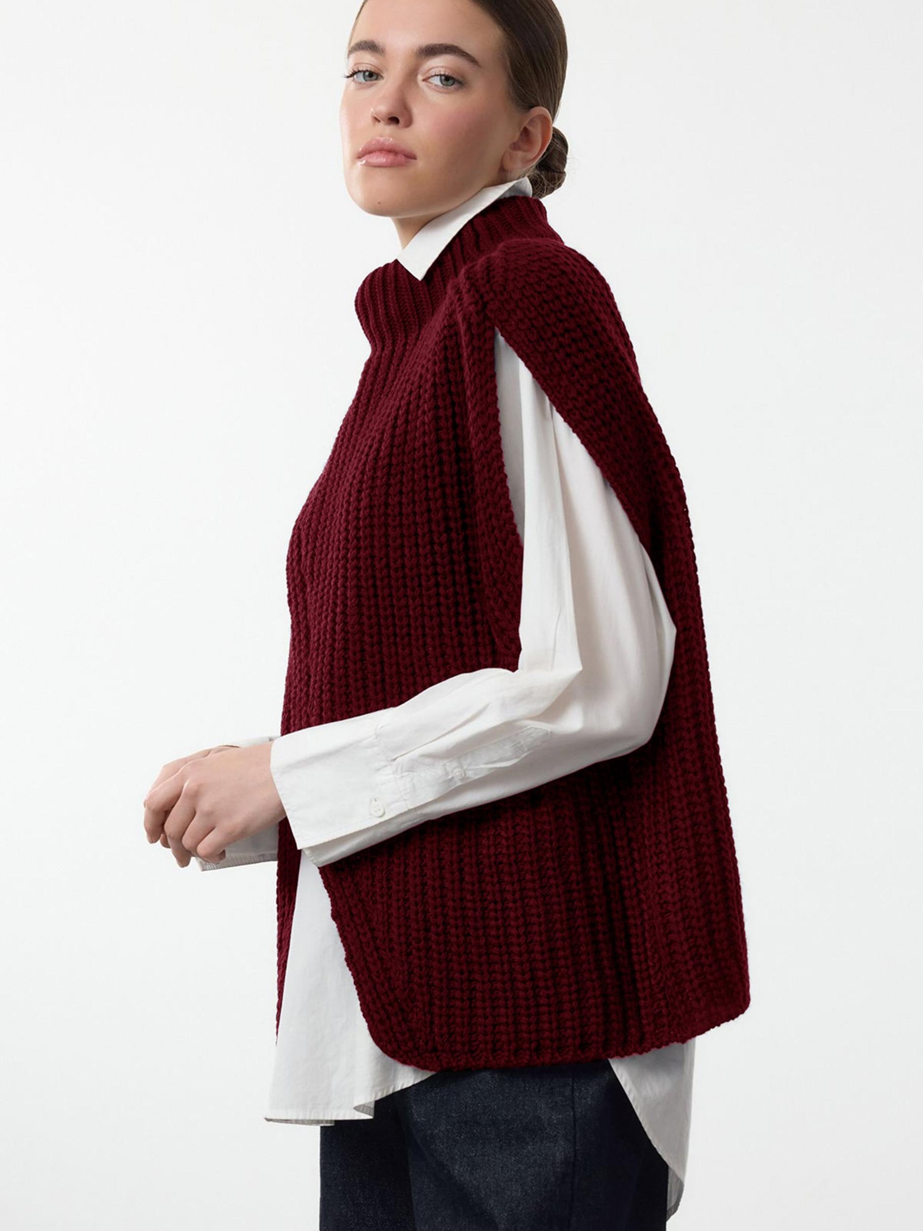 Trendyol Pulover tamno crvena