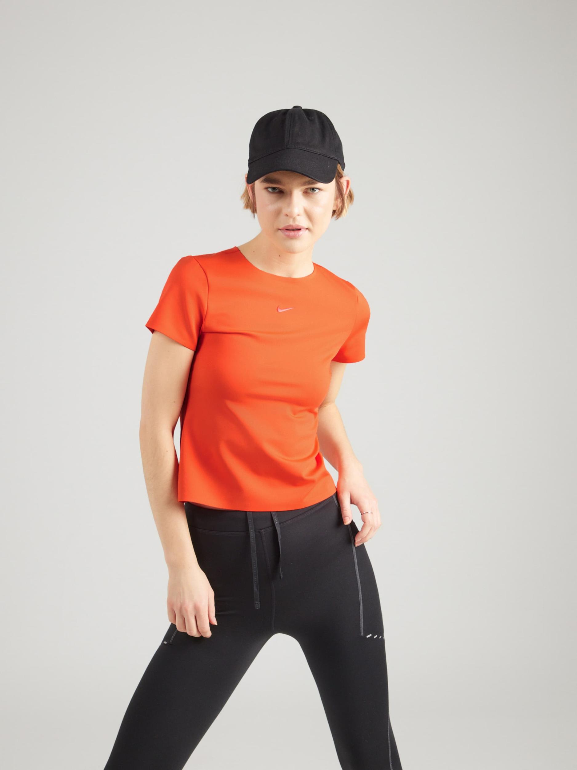 NIKE Tehnička sportska majica narančasto crvena