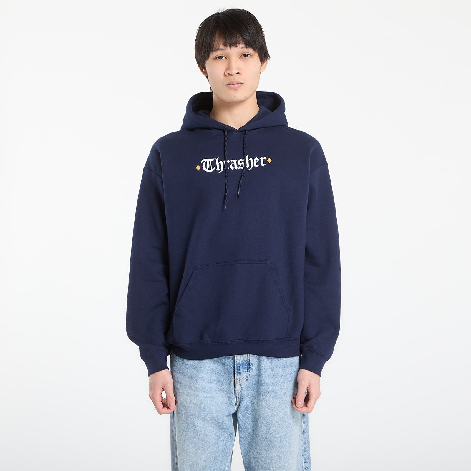 Hoodica Thrasher x Spitfire The End Oath Hoodie Navy