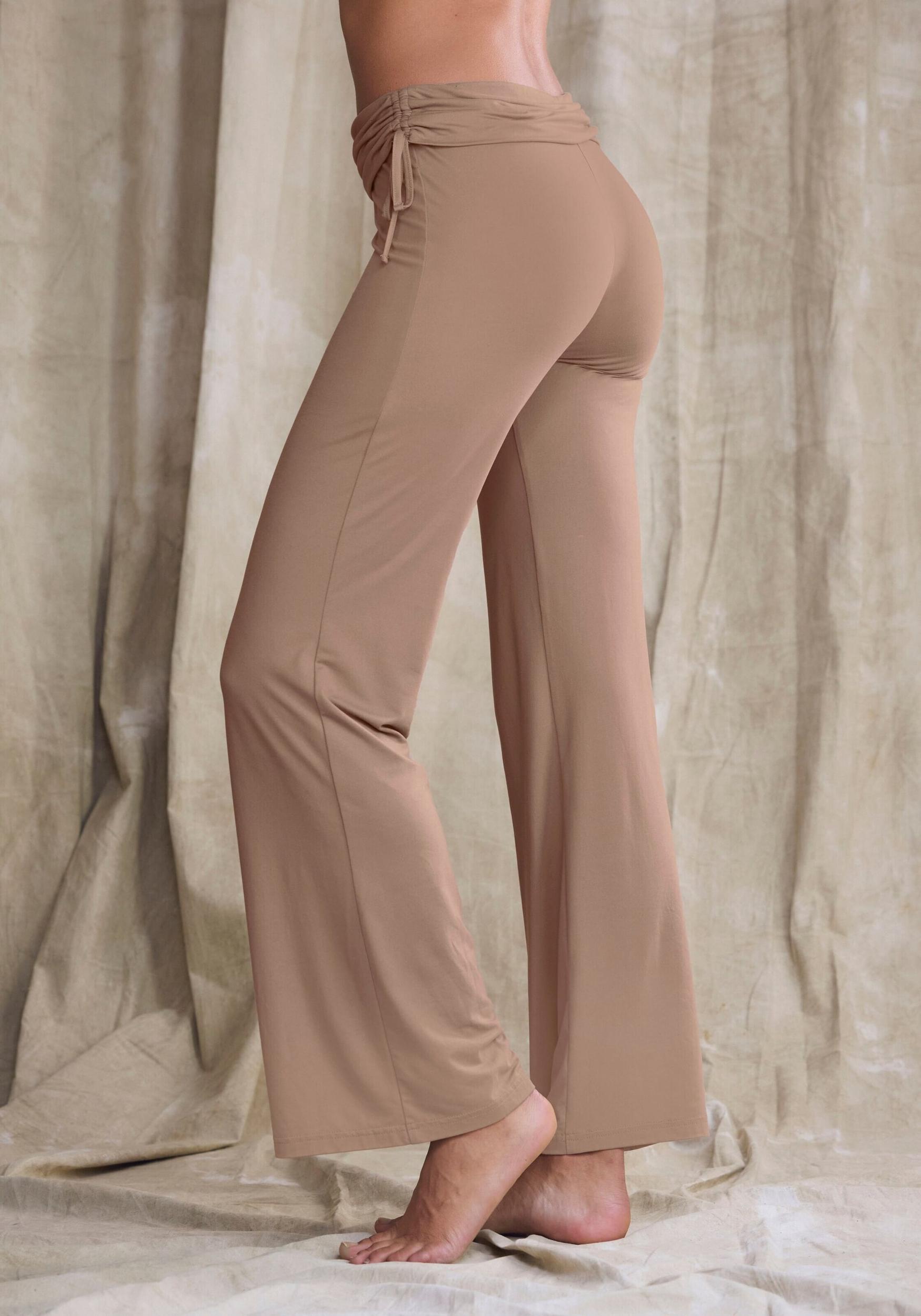 LASCANA Hlače taupe siva