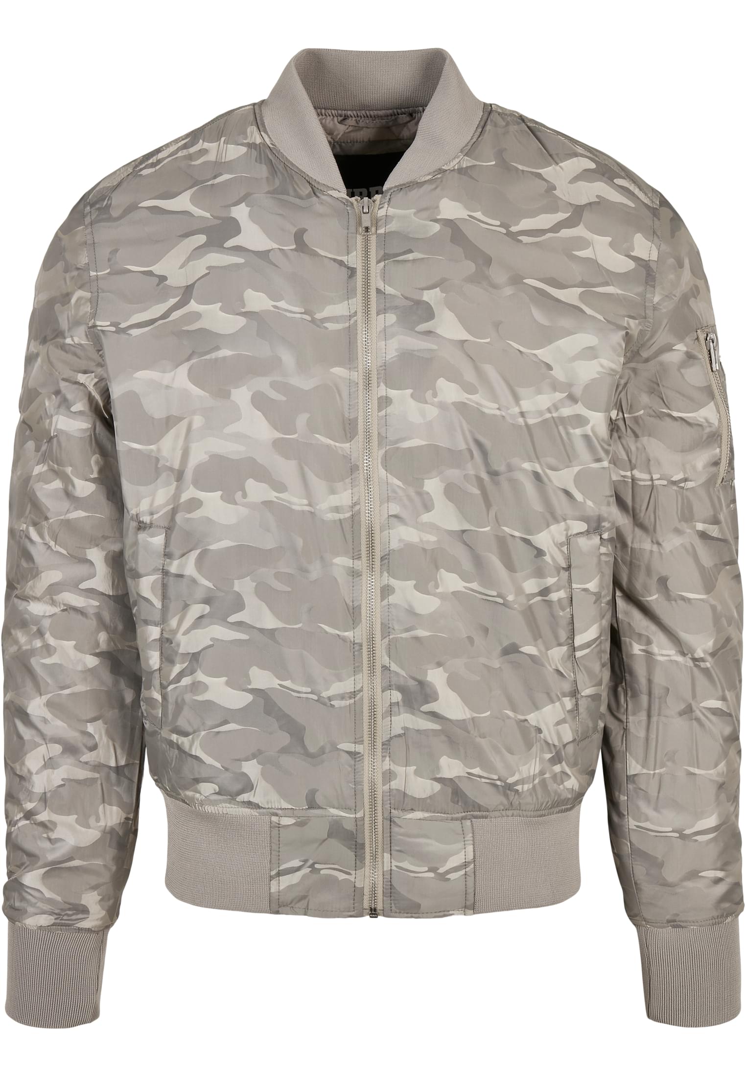 Urban Classics Bomber jakna u tonalnom camo stilu, boje kamena
