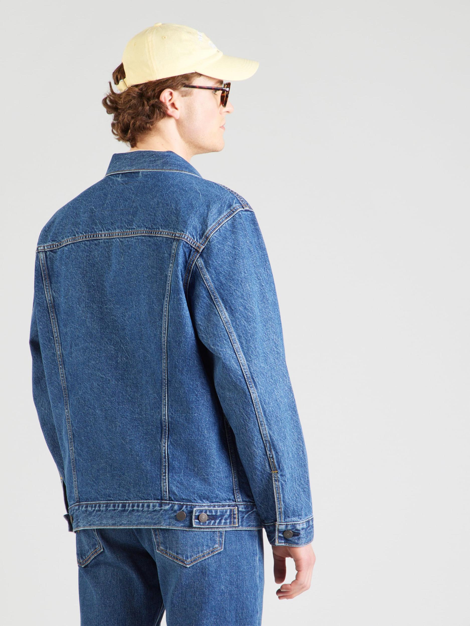 LEVI'S  Prijelazna jakna 'Relaxed Type III Trucker Jacket' plavi traper