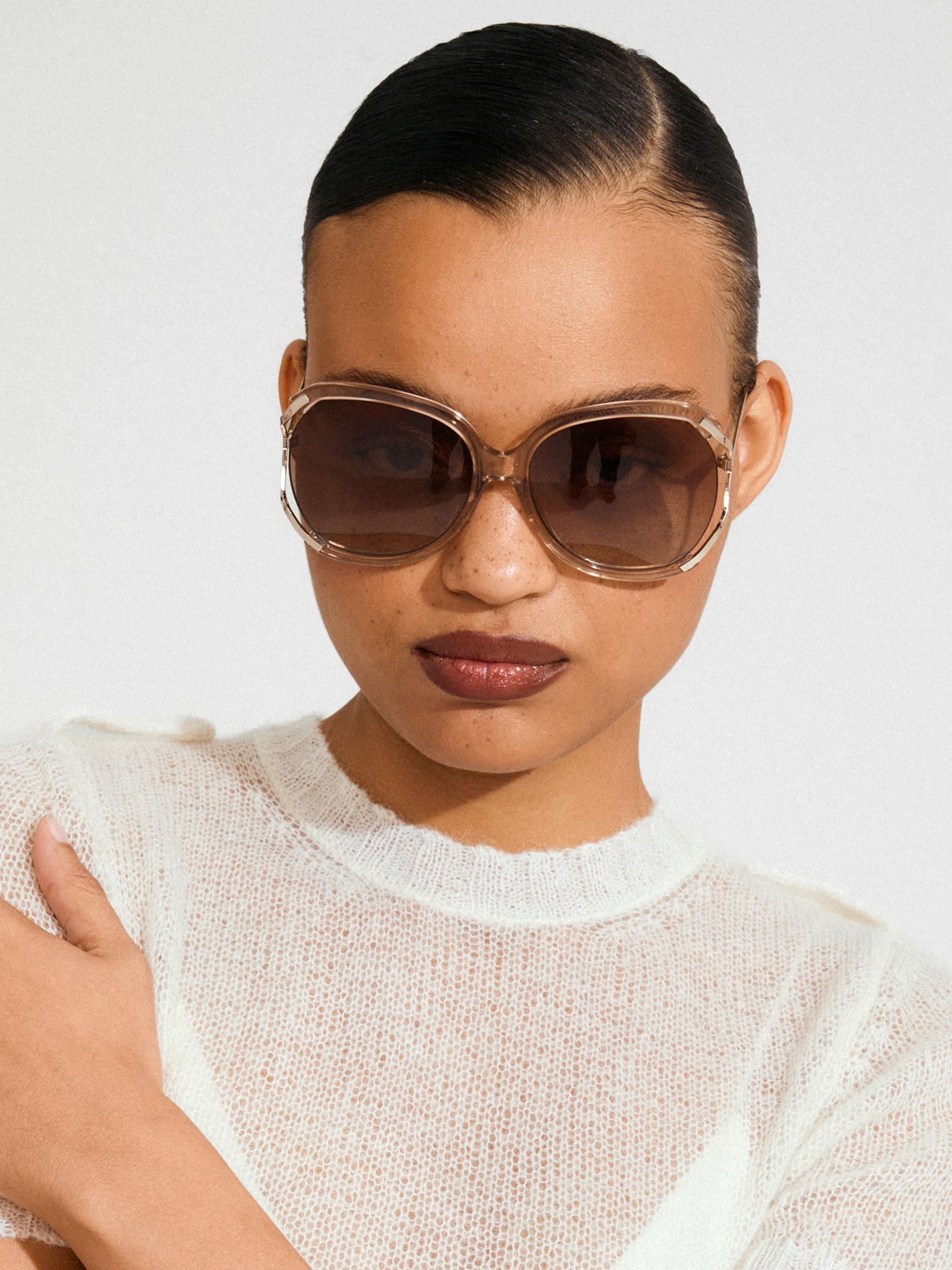 Pilgrim Sunčane naočale 'Hella' smeđa / zlatna