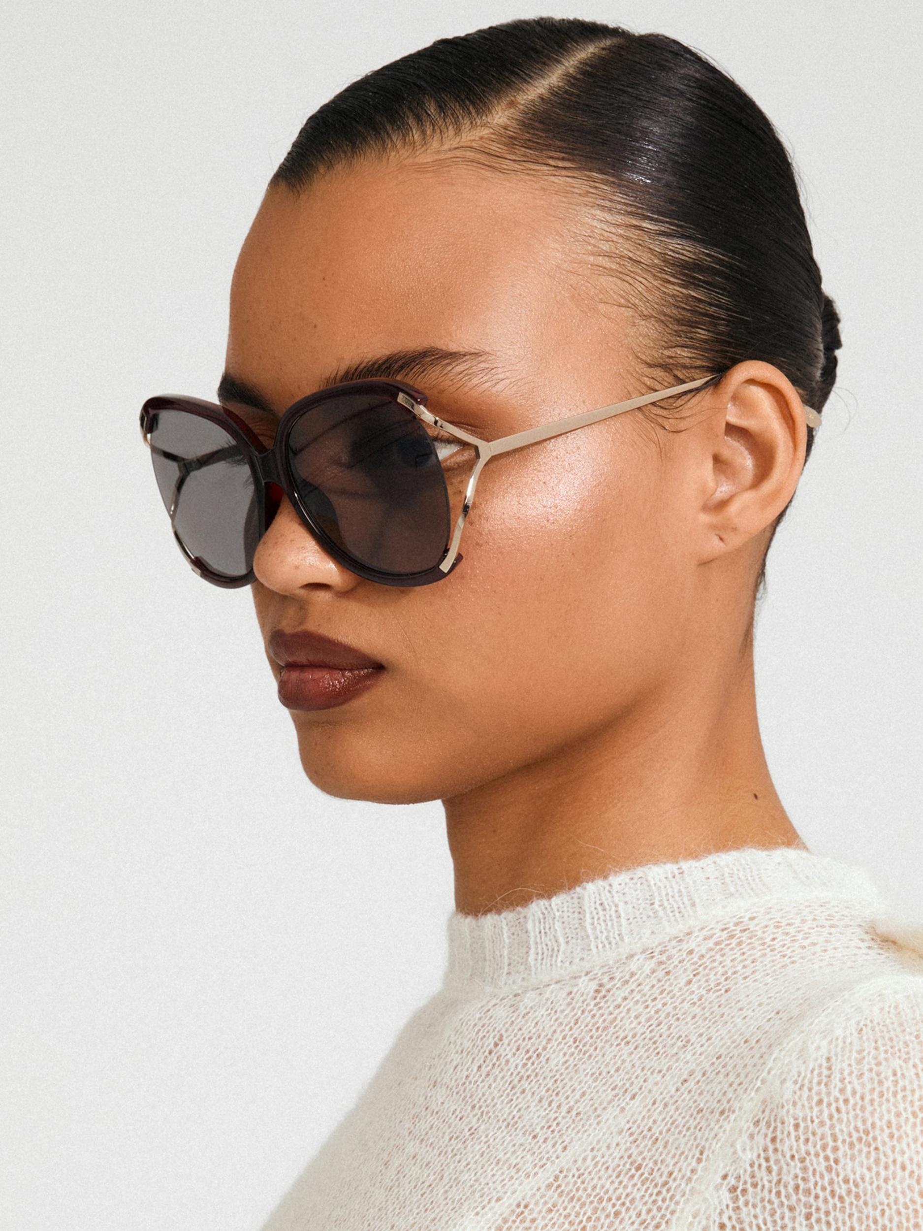 Pilgrim Sunčane naočale 'Hella' smeđa / zlatna