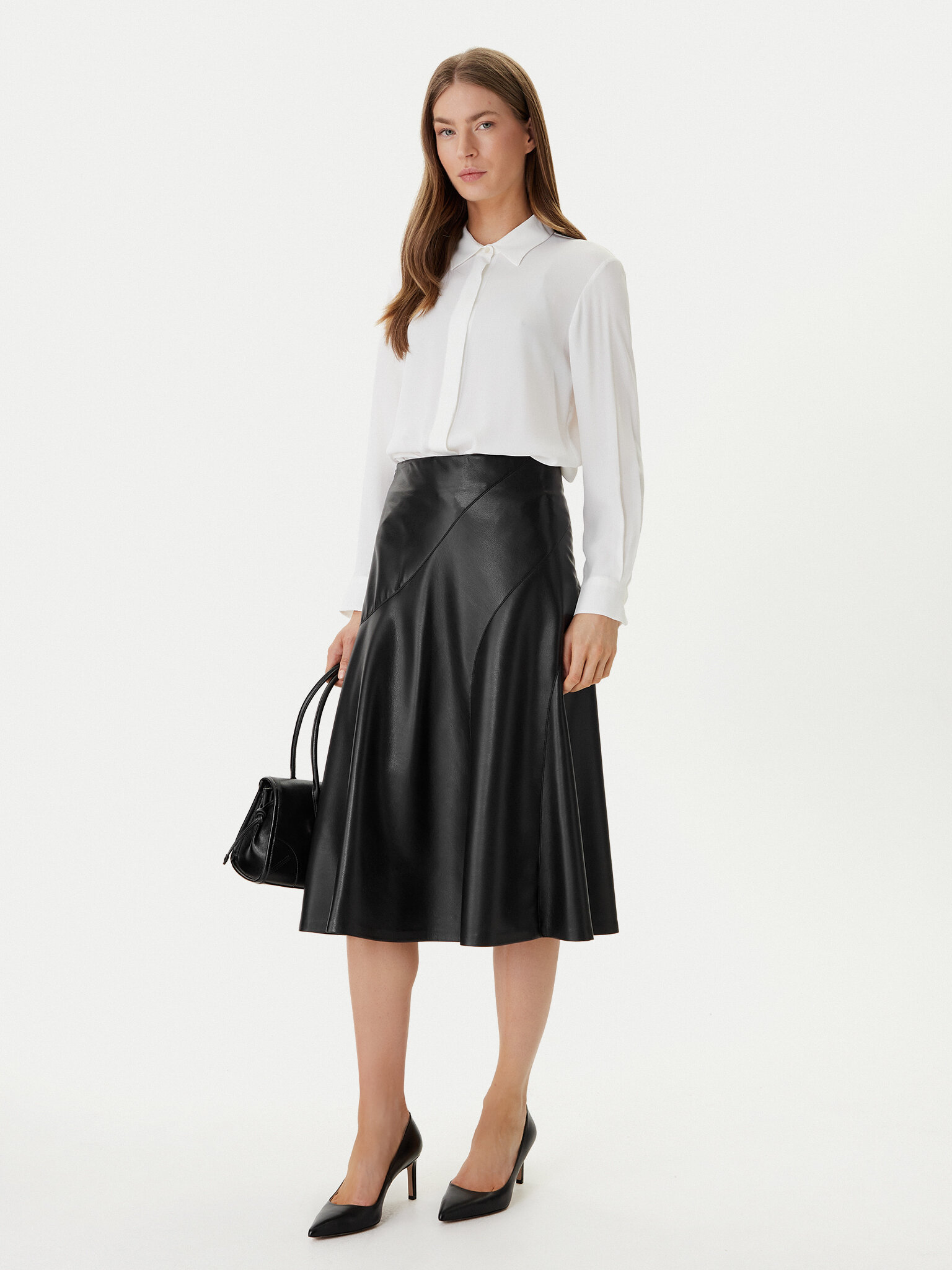 Suknja od imitacije kože BOSS