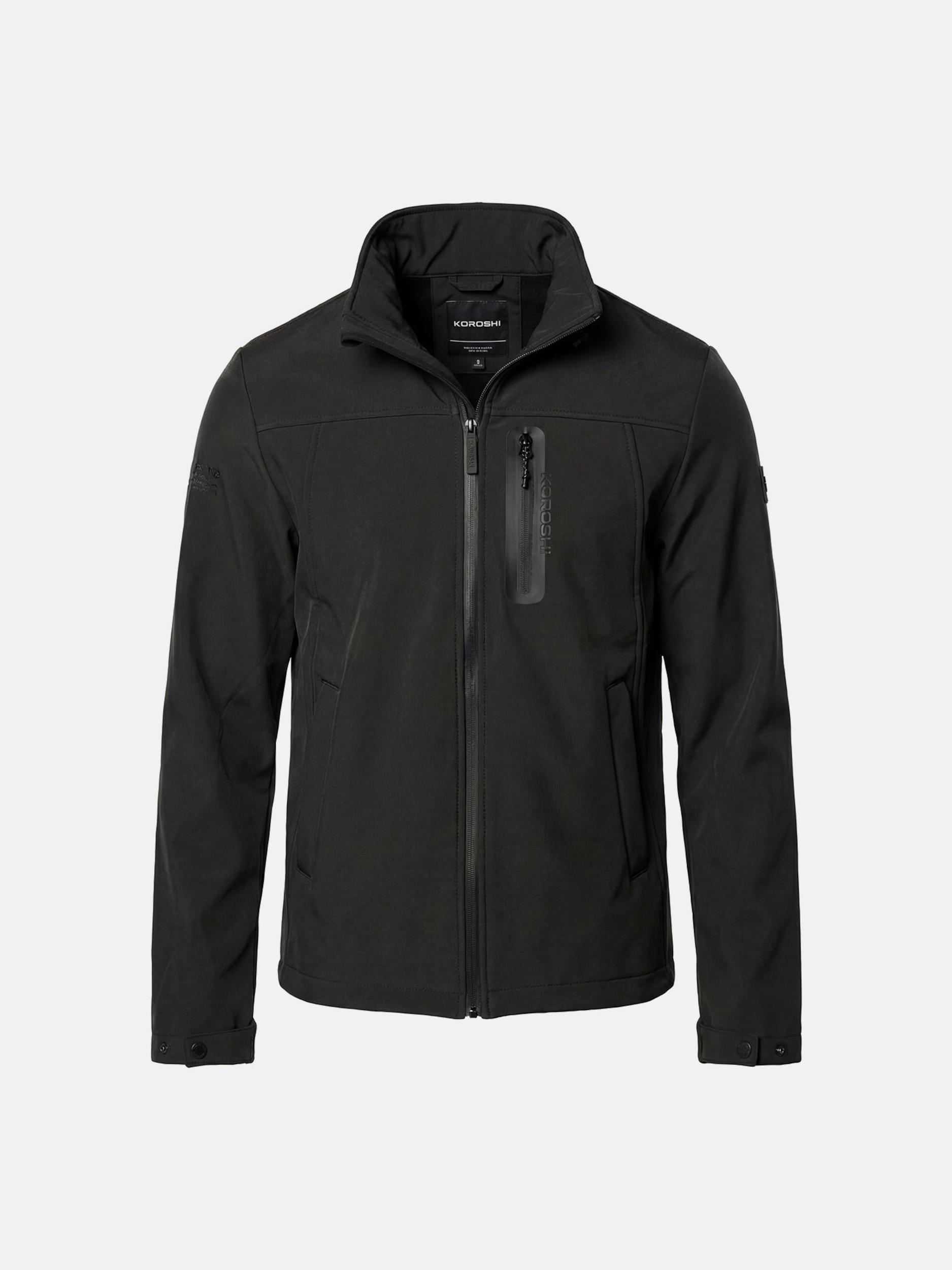 KOROSHI Prijelazna jakna crna