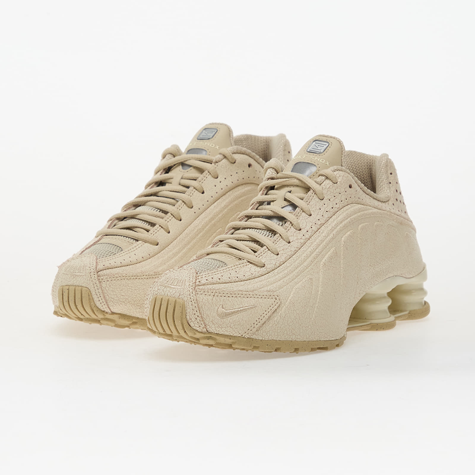 Nike Shox R4 Qs Natural/ Net-Metallic Silver