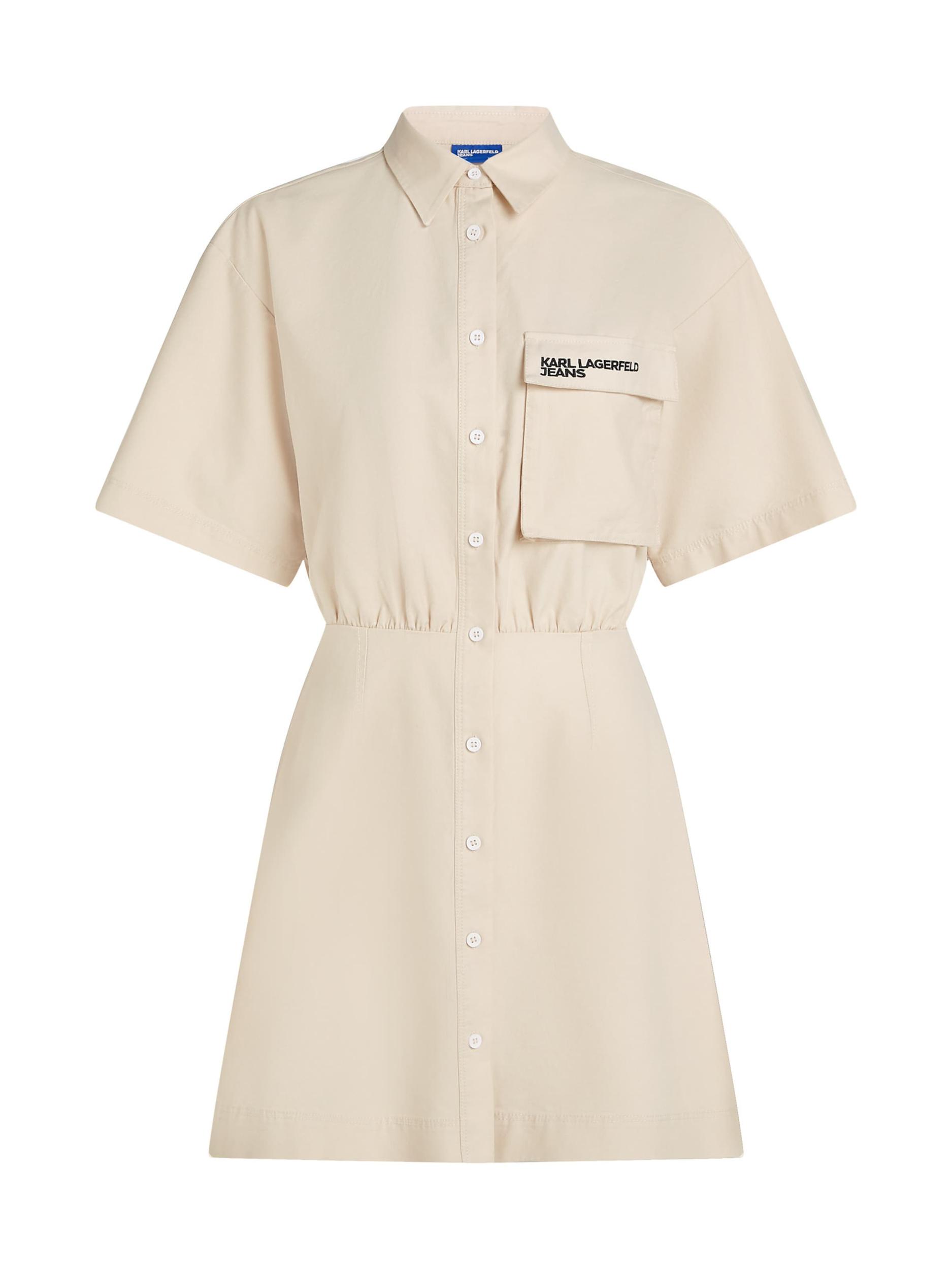 KARL LAGERFELD JEANS Košulja haljina bež