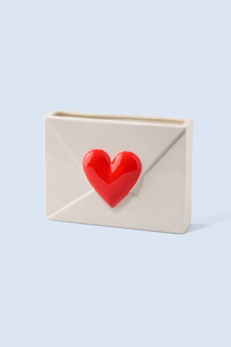 Fluid Market ukrasna vaza Srce 16,5 cm