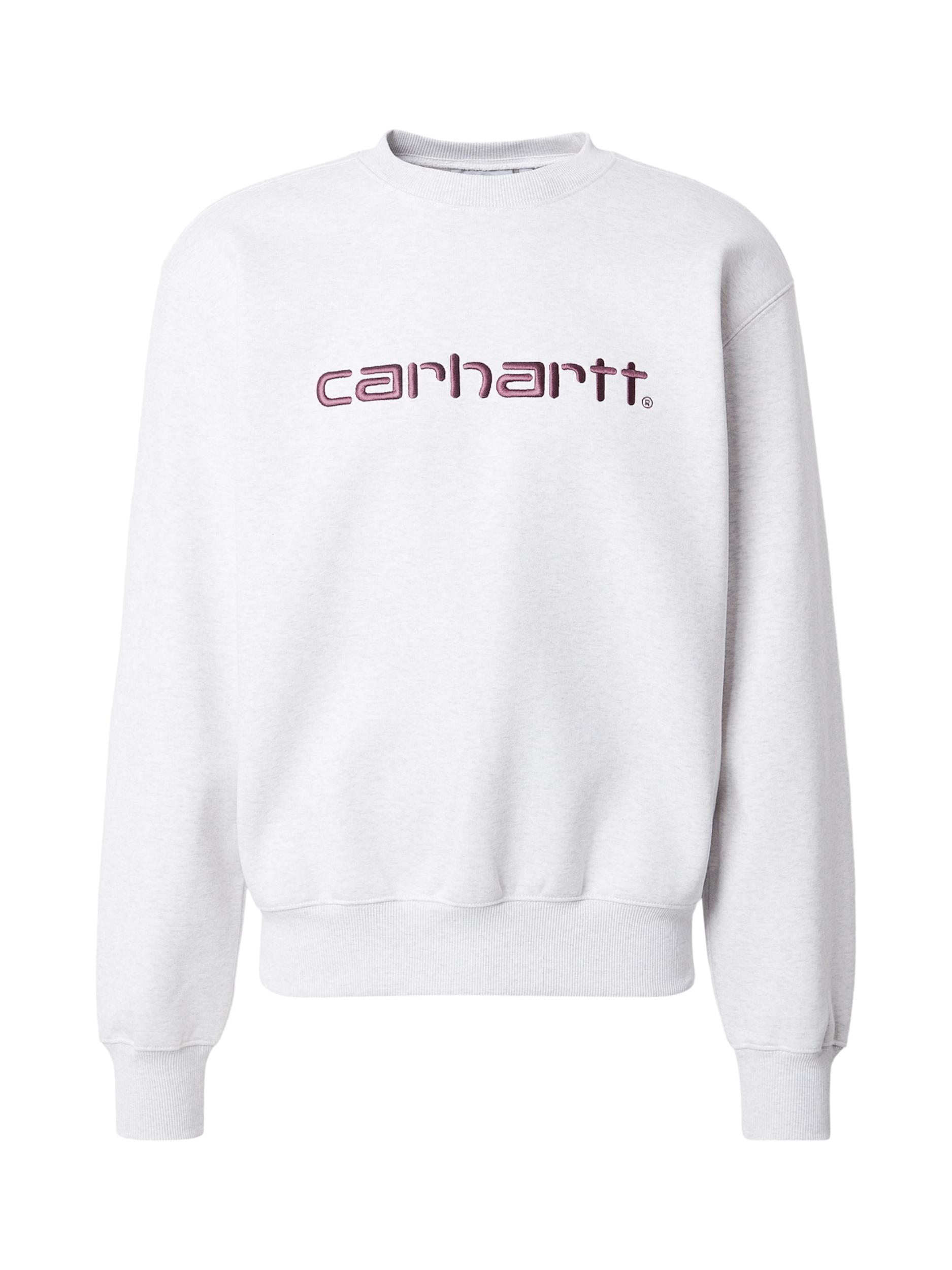 Carhartt WIP Sweater majica siva melange / burgund