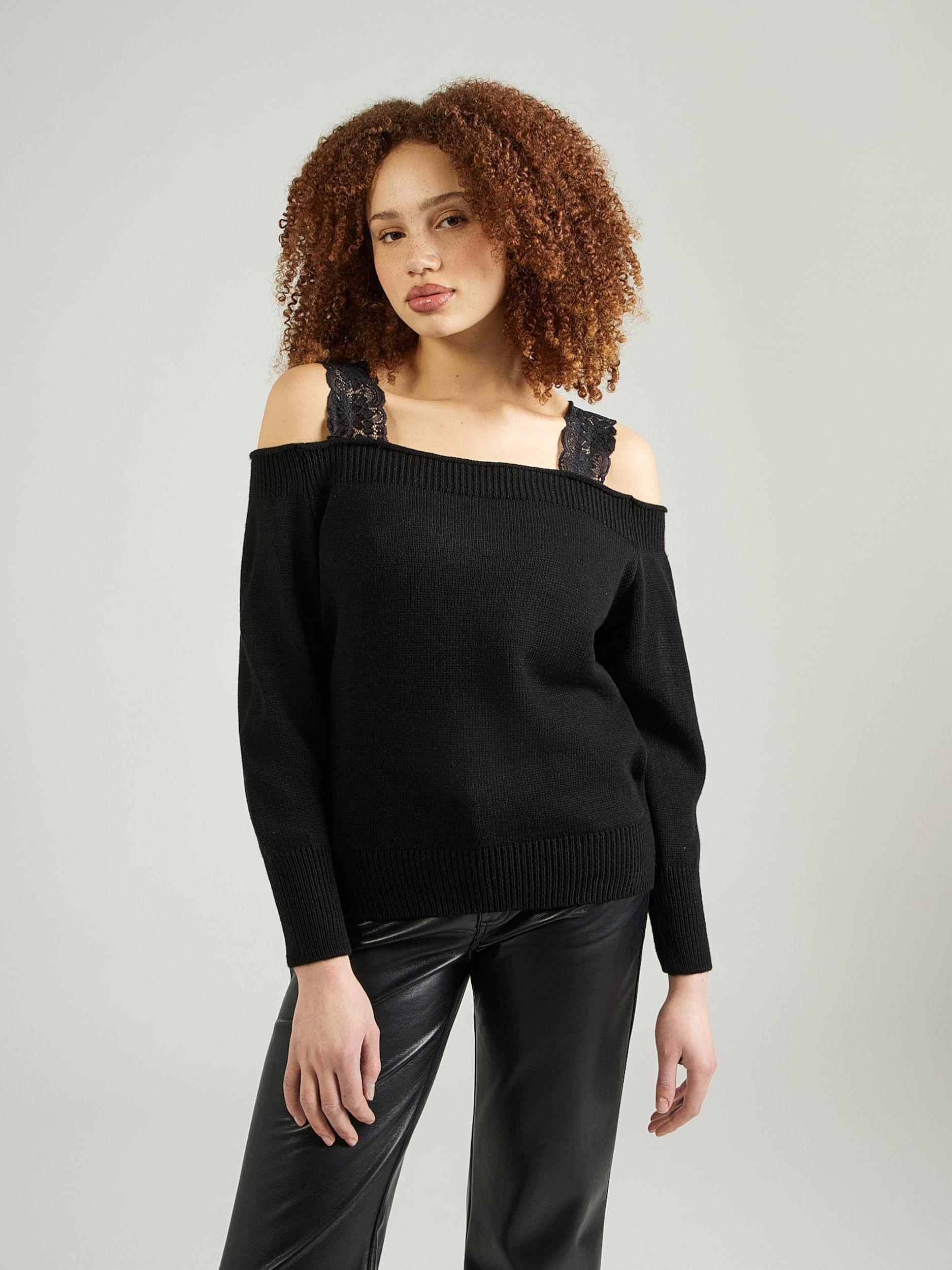 ABOUT YOU Pulover 'Silke' crna