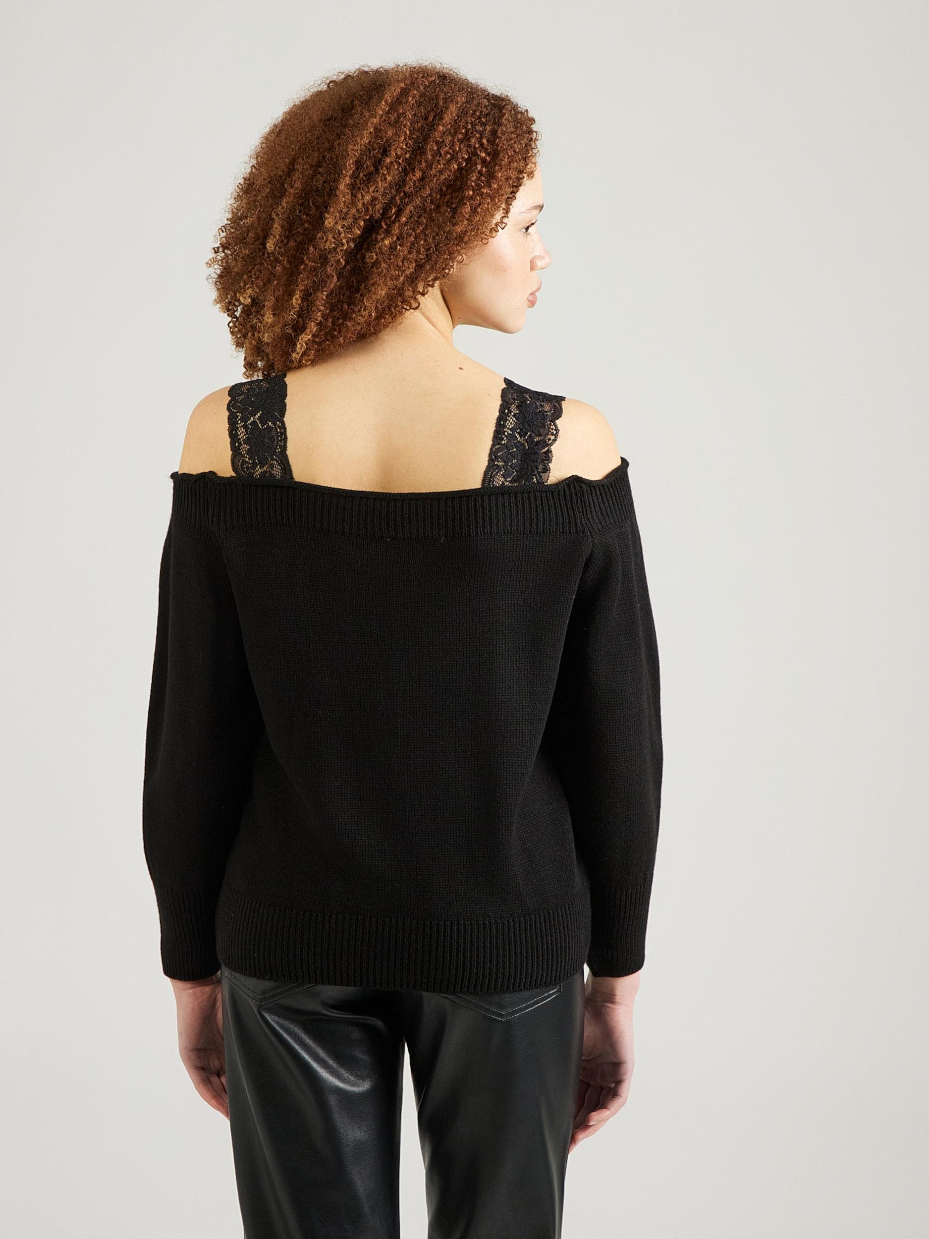 ABOUT YOU Pulover 'Silke' crna