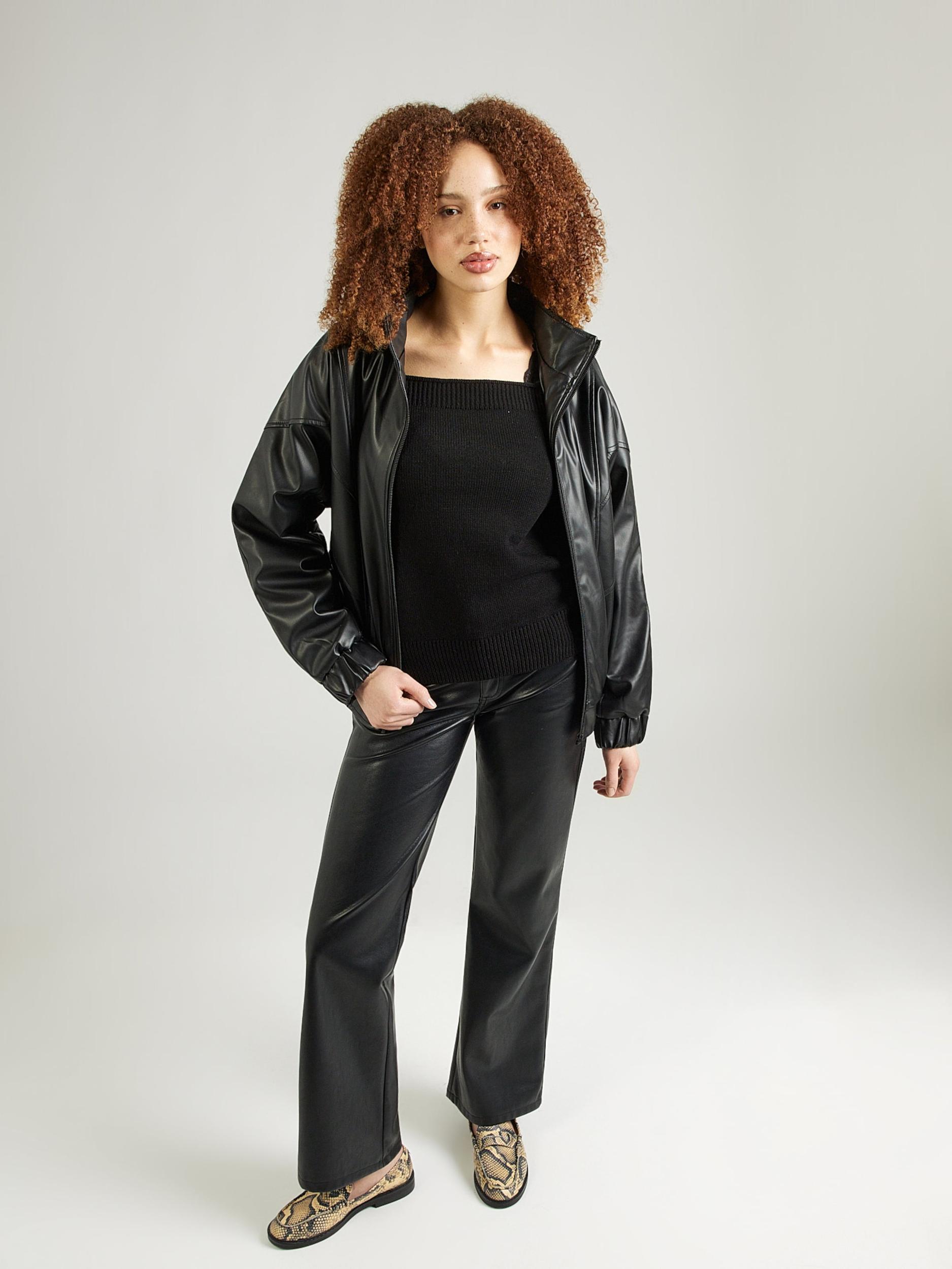 ABOUT YOU Pulover 'Silke' crna