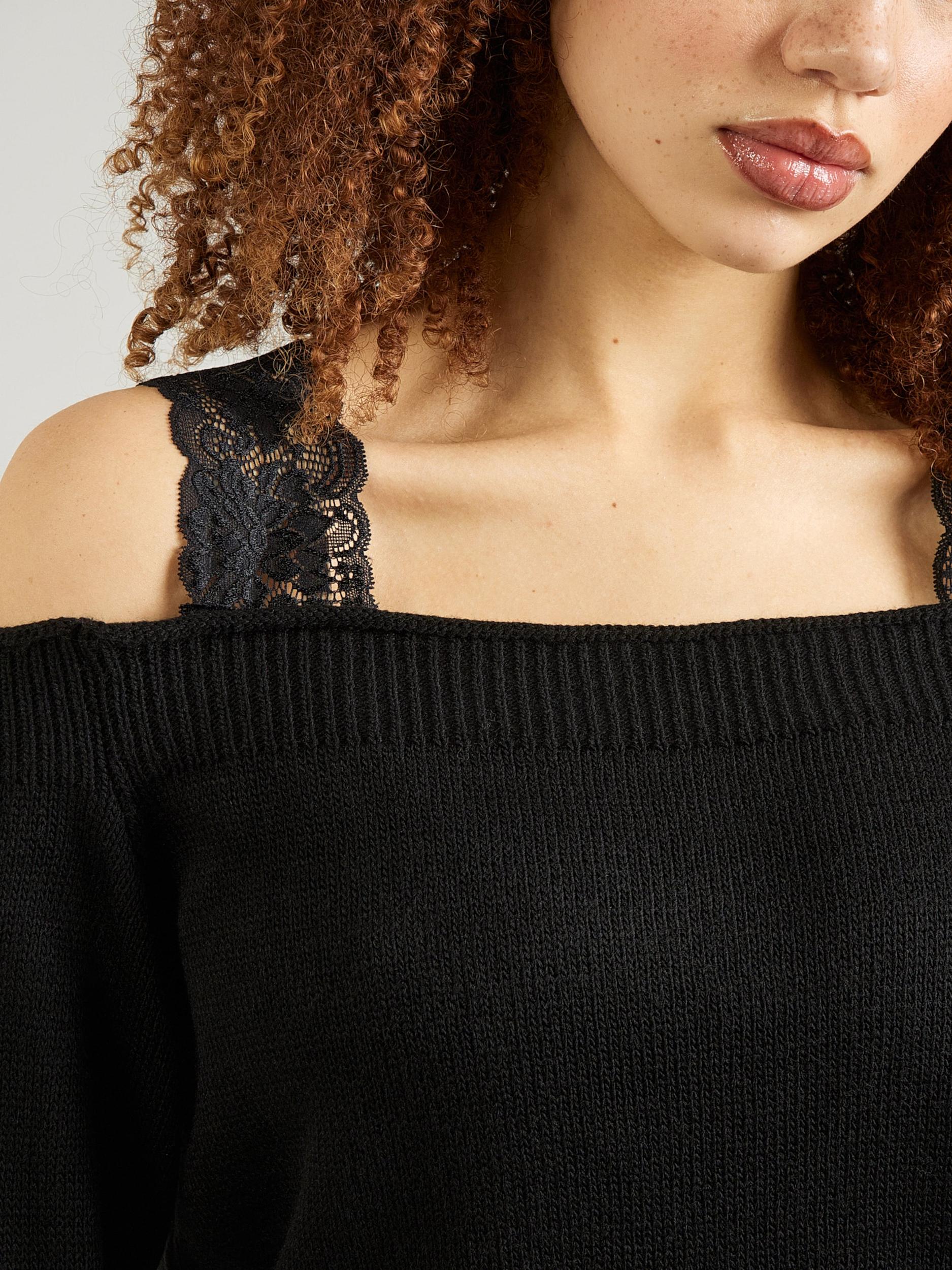 ABOUT YOU Pulover 'Silke' crna