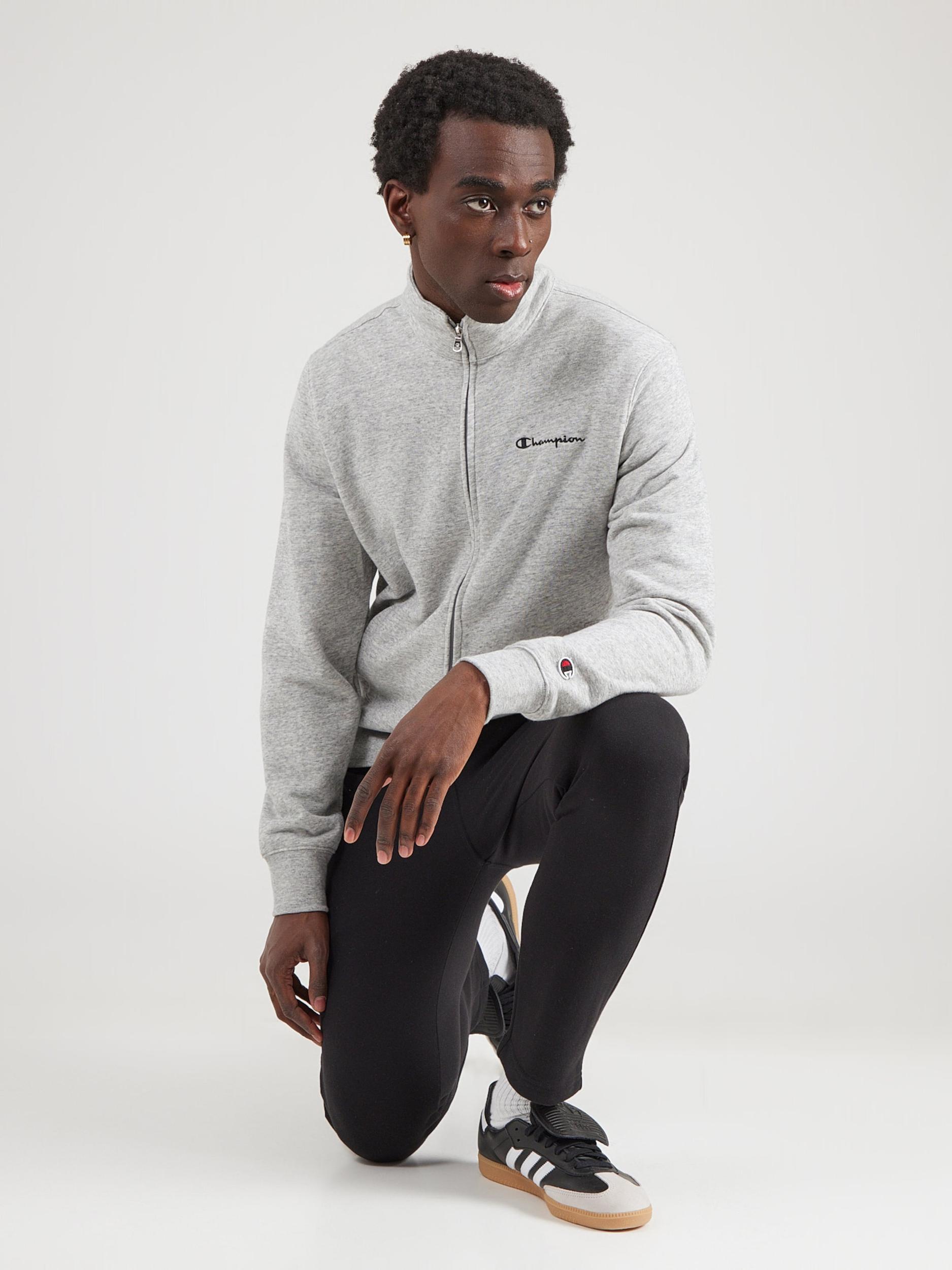 Champion Authentic Athletic Apparel Jogging komplet siva / crna