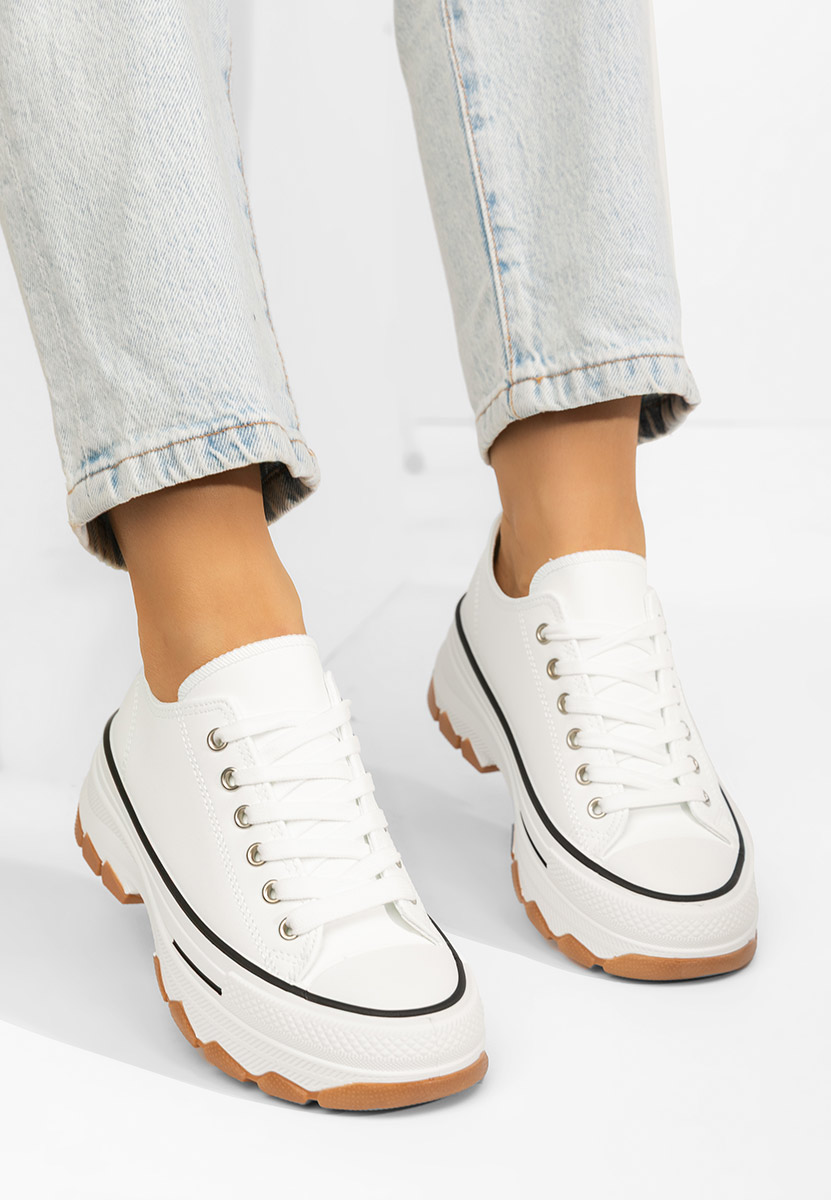 Zapatos Tenisice s Platformom Raviana V4 bijele