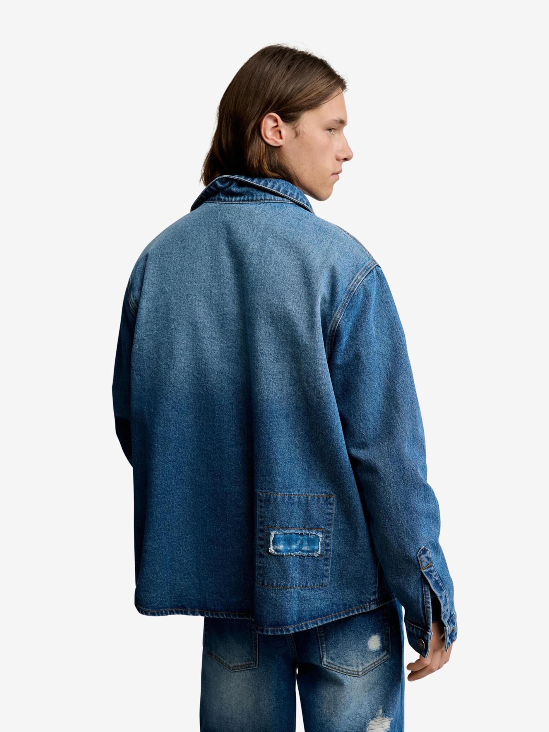 Desigual Prijelazna jakna plavi traper