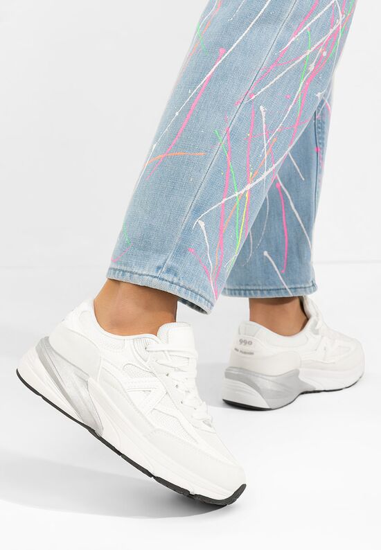 Zapatos Ženske sneakers Sidonya bijele