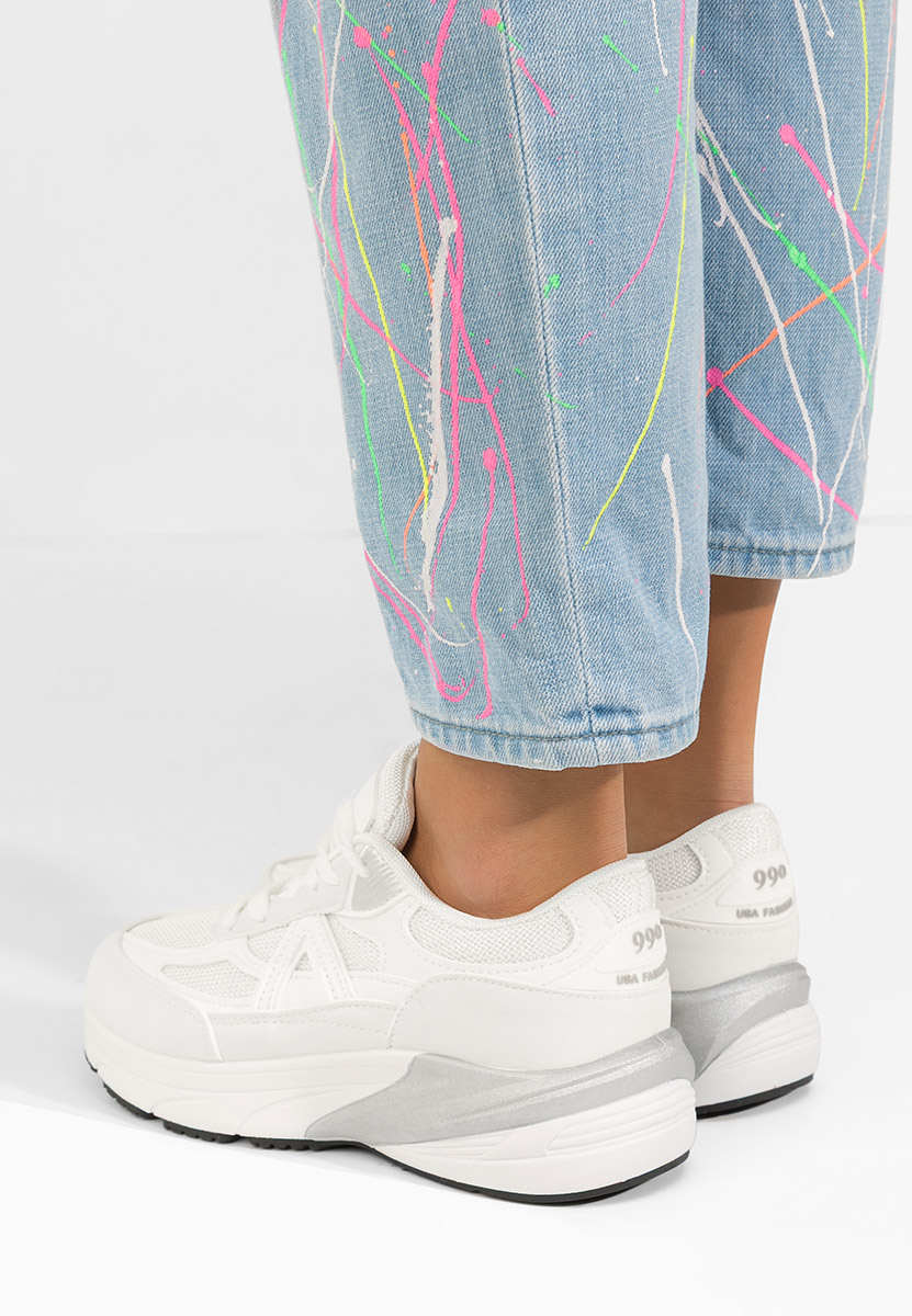 Zapatos Ženske sneakers Sidonya bijele