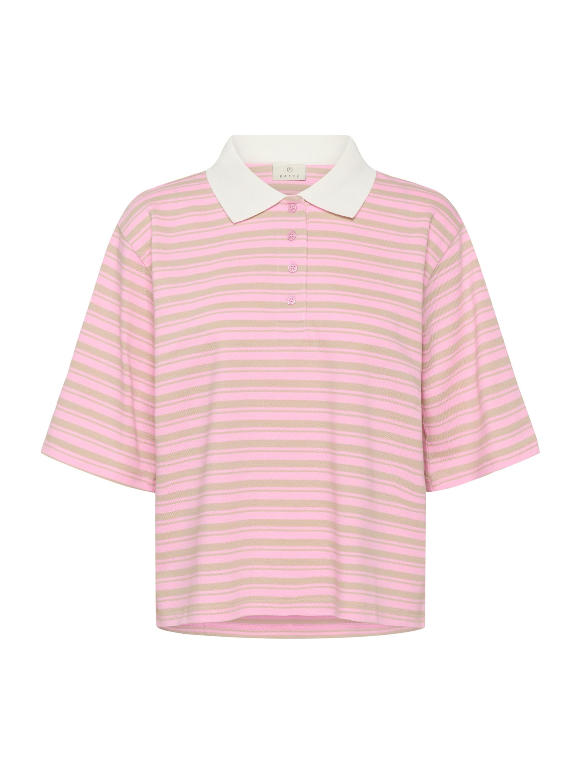 Kaffe Majica 'KAmiala' pastelno zelena / roza