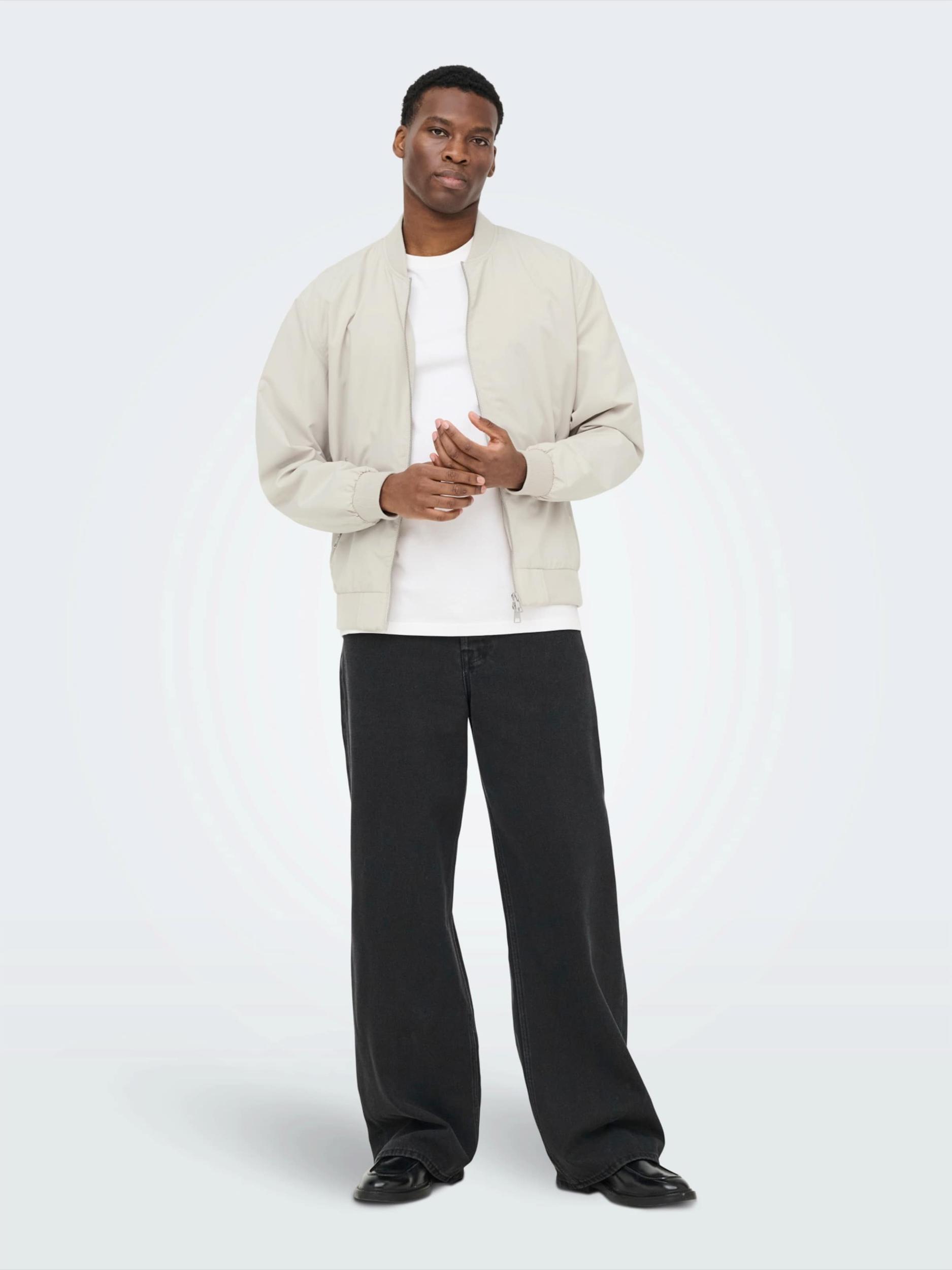 Only & Sons Prijelazna jakna 'ONSLando' bež siva