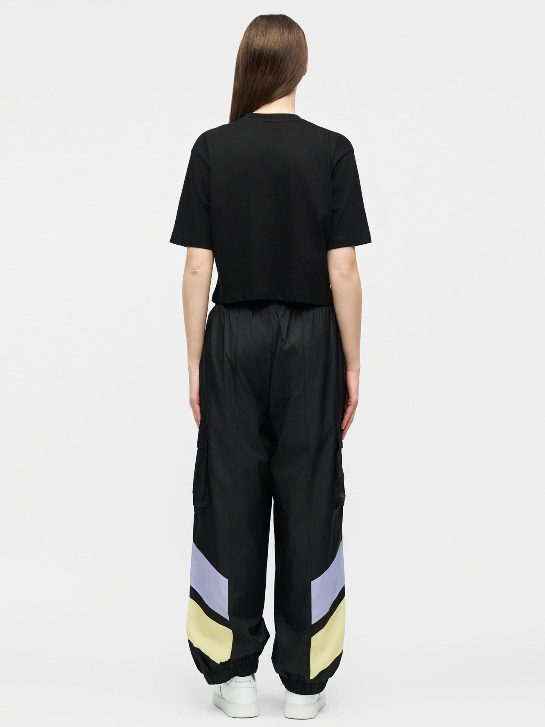 EA7 Emporio Armani Majica siva / crna