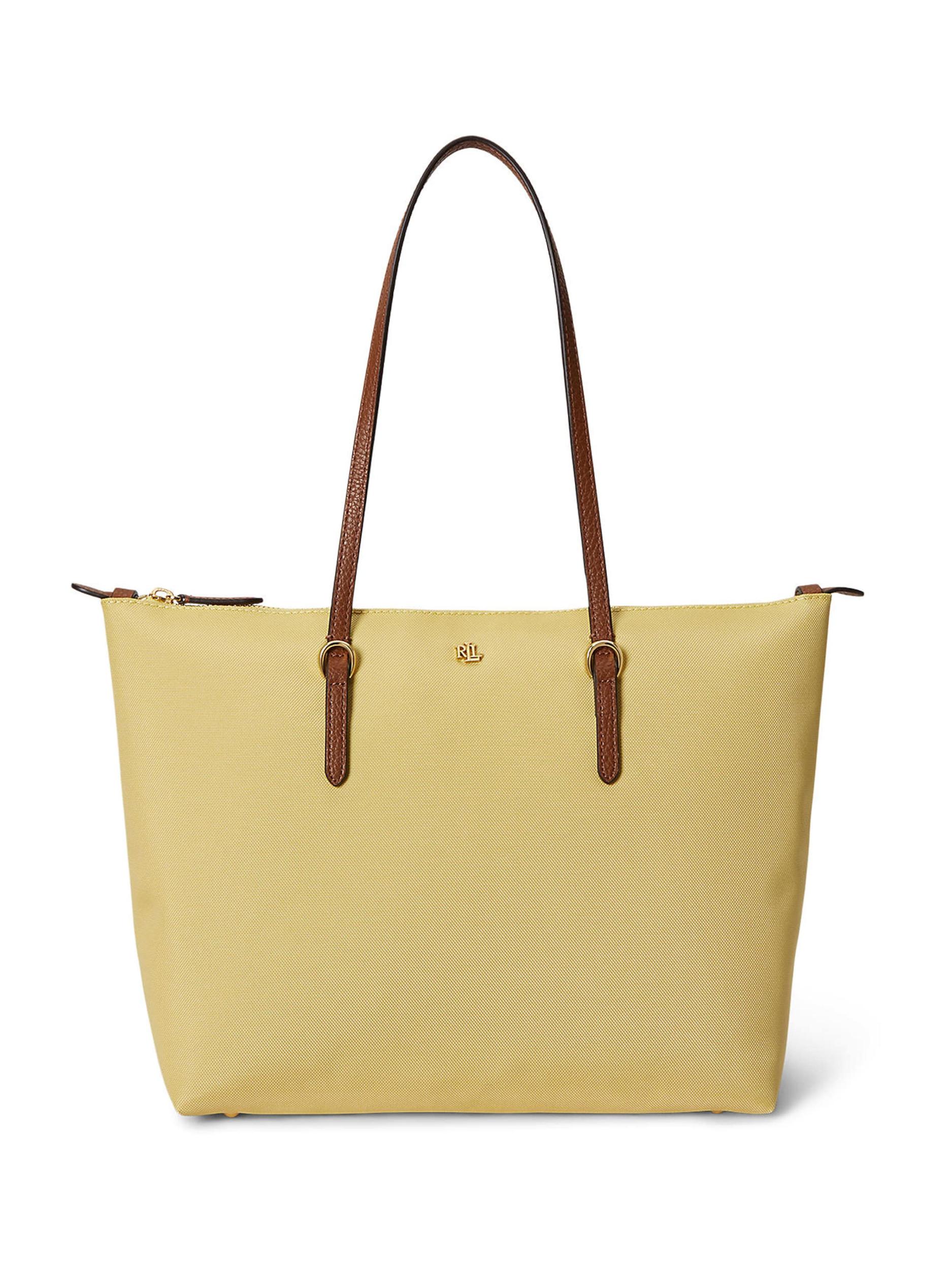 Lauren Ralph Lauren Shopper torba 'KEATON' žuta
