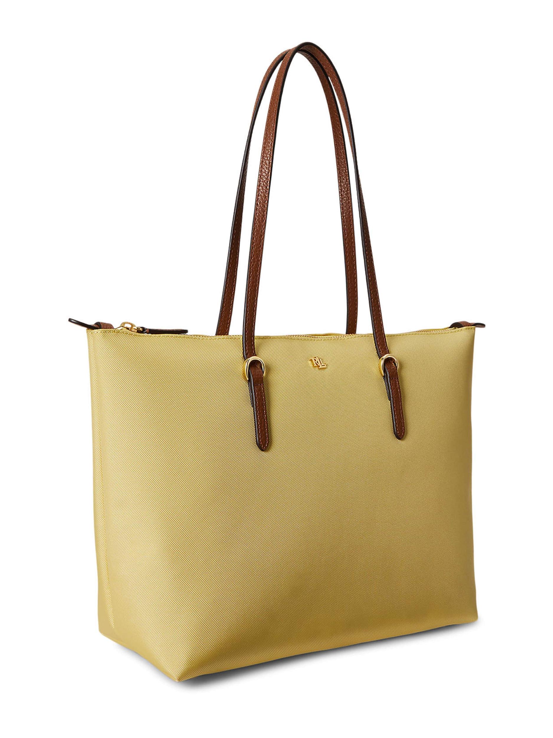 Lauren Ralph Lauren Shopper torba 'KEATON' žuta